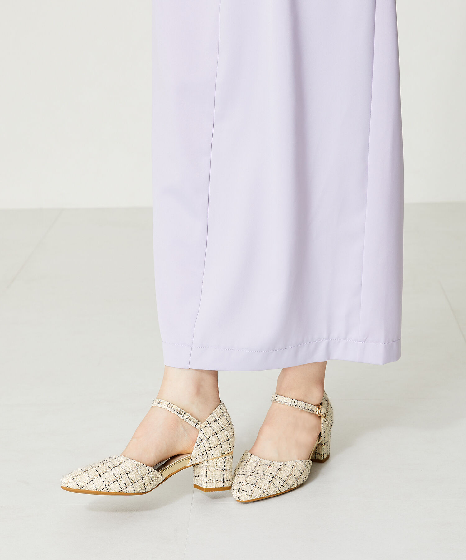 ORiental TRaffic「セパレートラインヒールパンプス/45101」|パンプス|