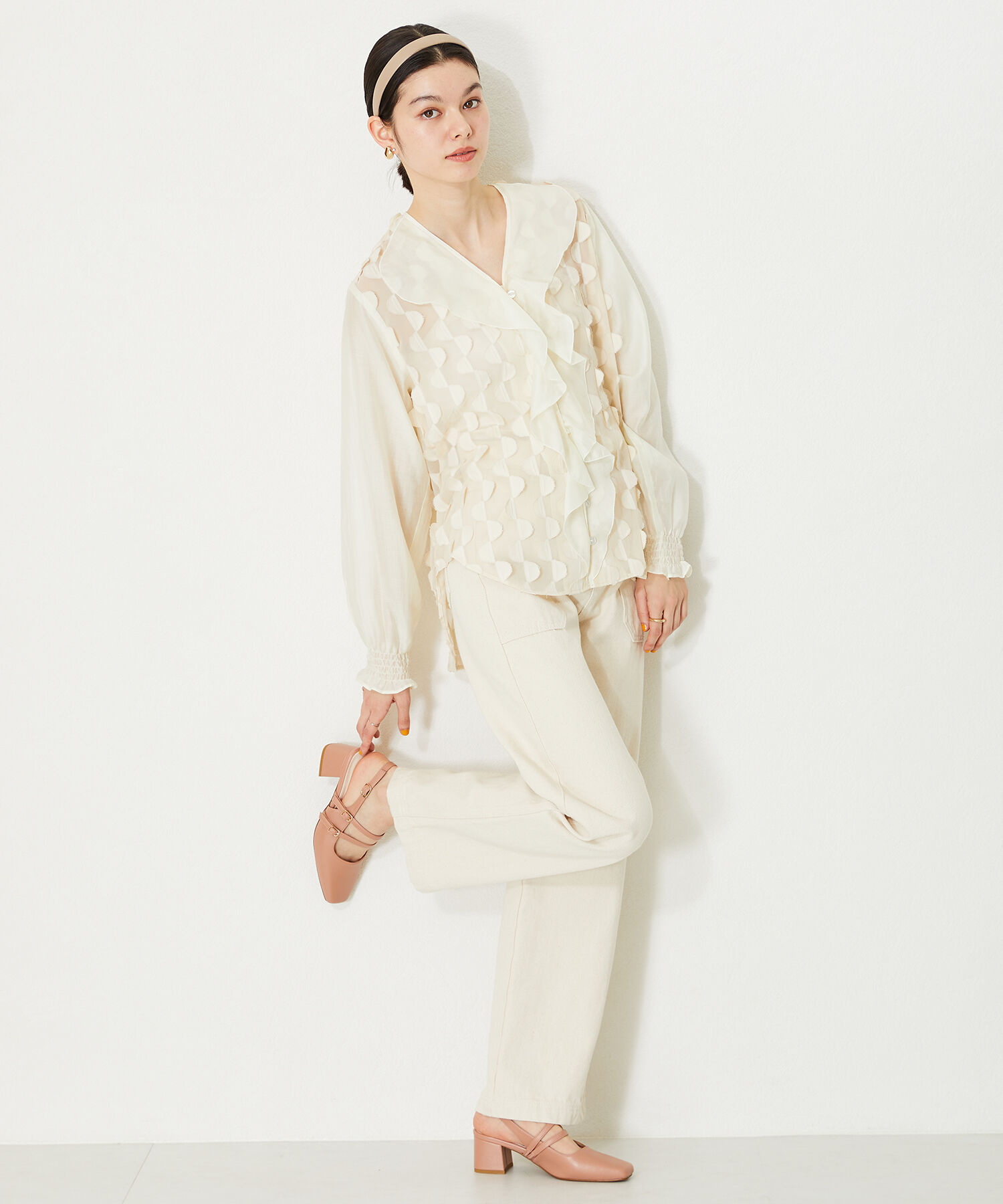 ORiental TRaffic「スクエアトゥバックストラップパンプス/41116」|パンプス|