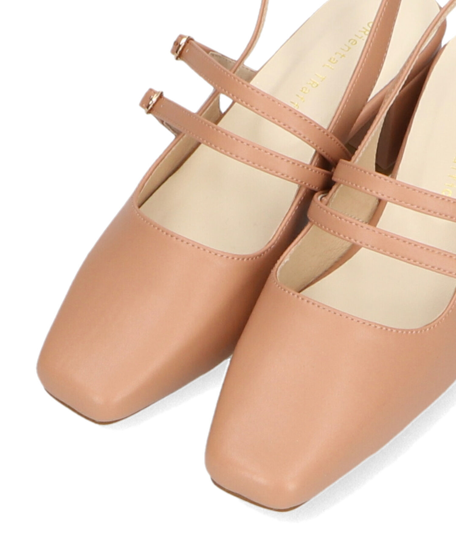 ORiental TRaffic「スクエアトゥバックストラップパンプス/41116」|パンプス|