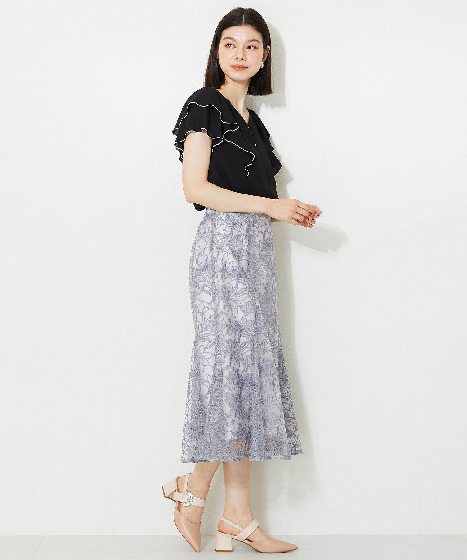 ORiental TRaffic「ビジューバックルストラップパンプス/41125」|パンプス|