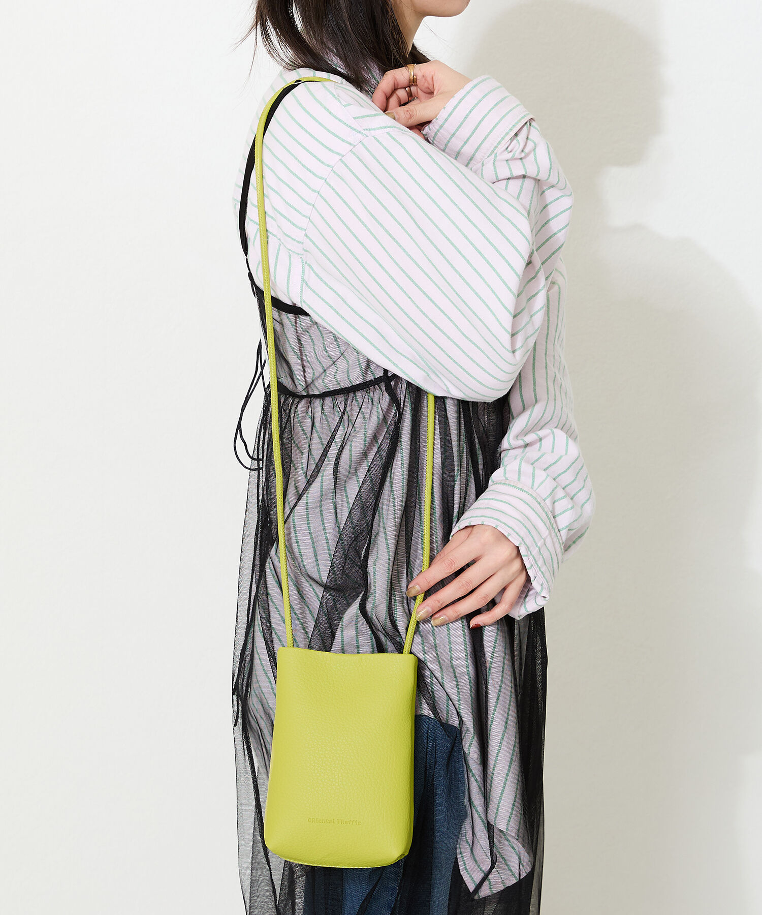 ORiental TRaffic「スクエアショルダーポーチ/BA-228」|ショルダー・メッセンジャー|YELLOW