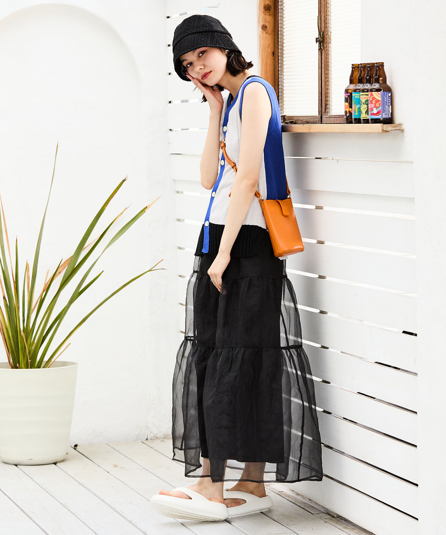 ORiental TRaffic「【BAG】フラップ付きショルダーポーチ/BA-231 ポーチ バッグ　普段使い お出掛け 旅行 カジュアル」|ショルダー・メッセンジャー|