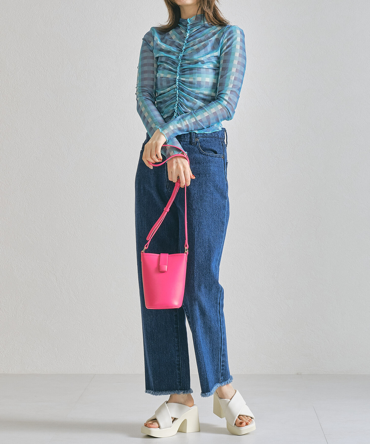 ORiental TRaffic「【BAG】フラップ付きショルダーポーチ/BA-231 ポーチ バッグ　普段使い お出掛け 旅行 カジュアル」|ショルダー・メッセンジャー|