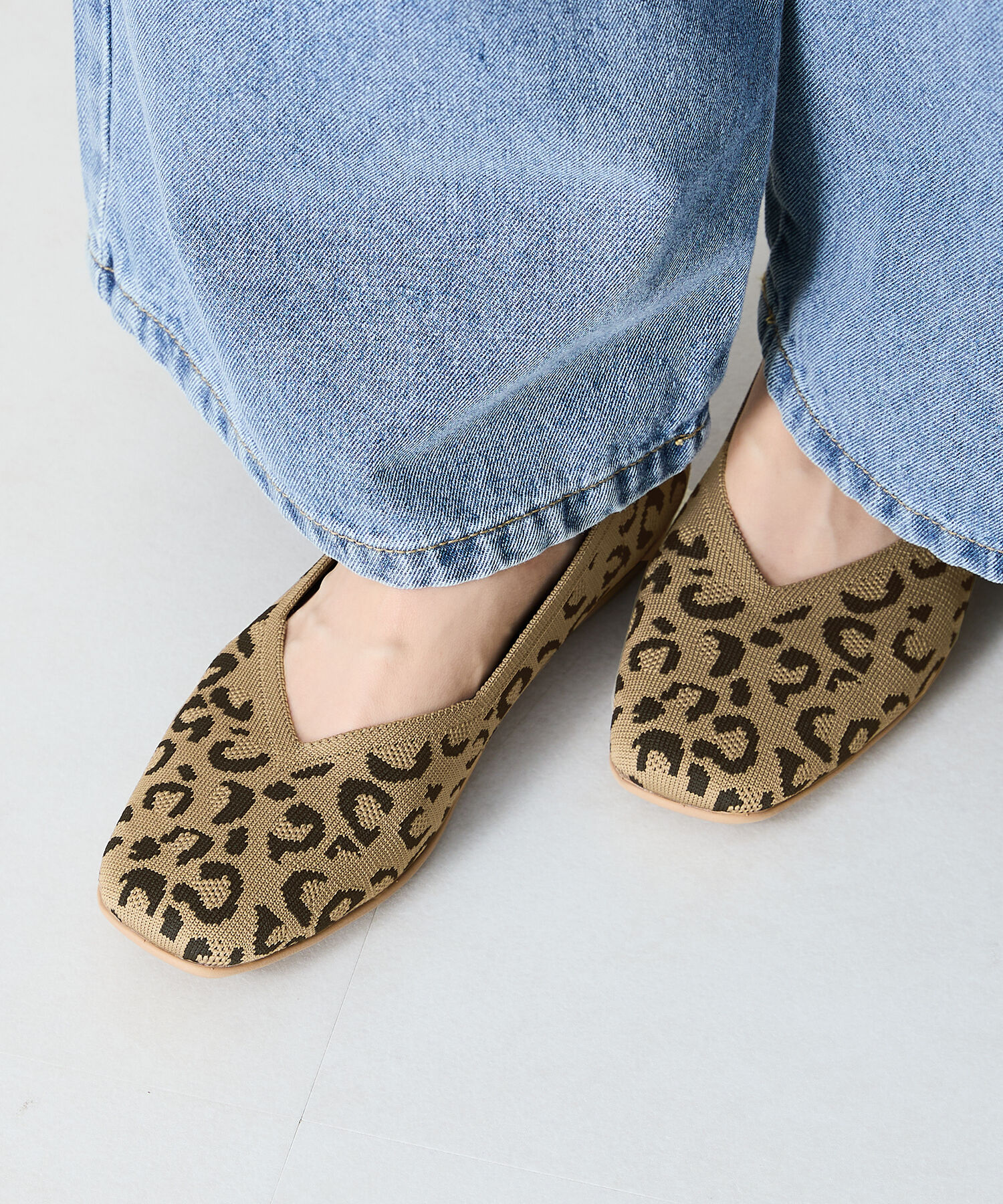 ORiental TRaffic「【洗濯OK】 ニットパンプス /R-3215 軽量 フラット ニット 通気性 柔らかい」|パンプス|