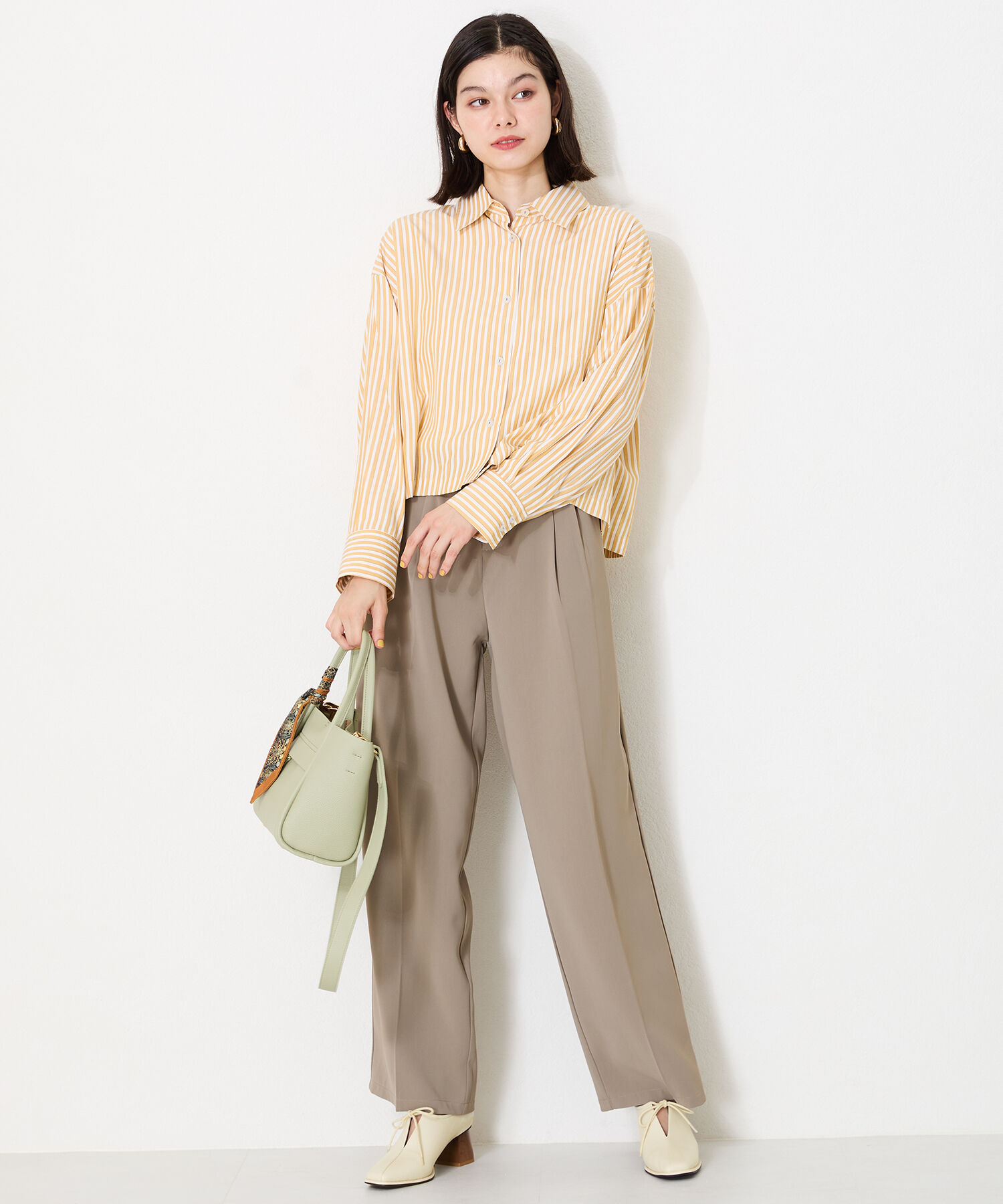 ORiental TRaffic「●2024秋冬新作●ウッドヒール甲深パンプス/41307」|パンプス|