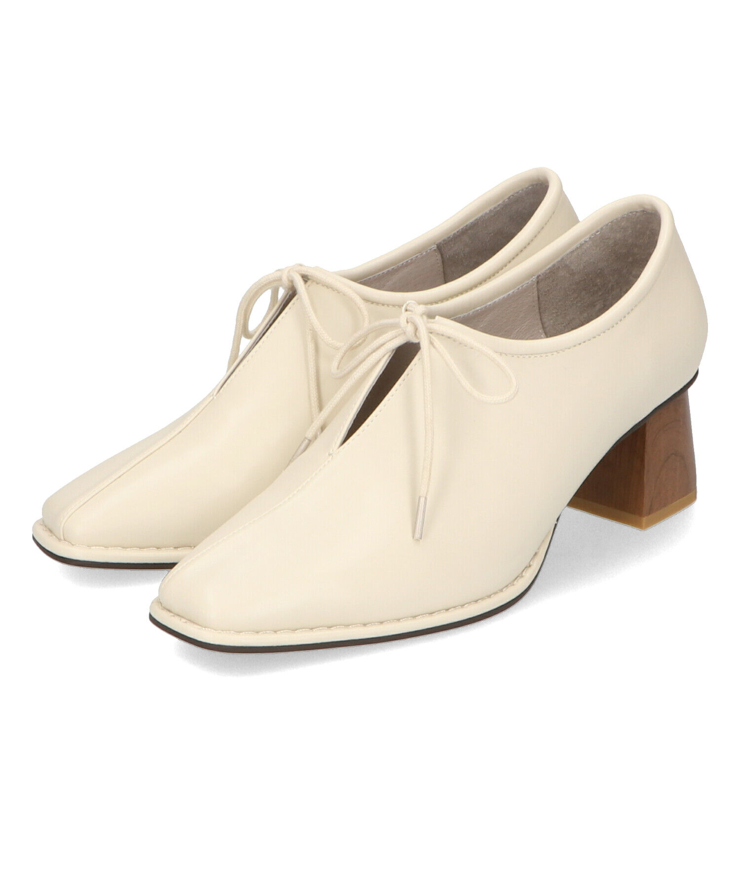 ORiental TRaffic「●2024秋冬新作●ウッドヒール甲深パンプス/41307」|パンプス|