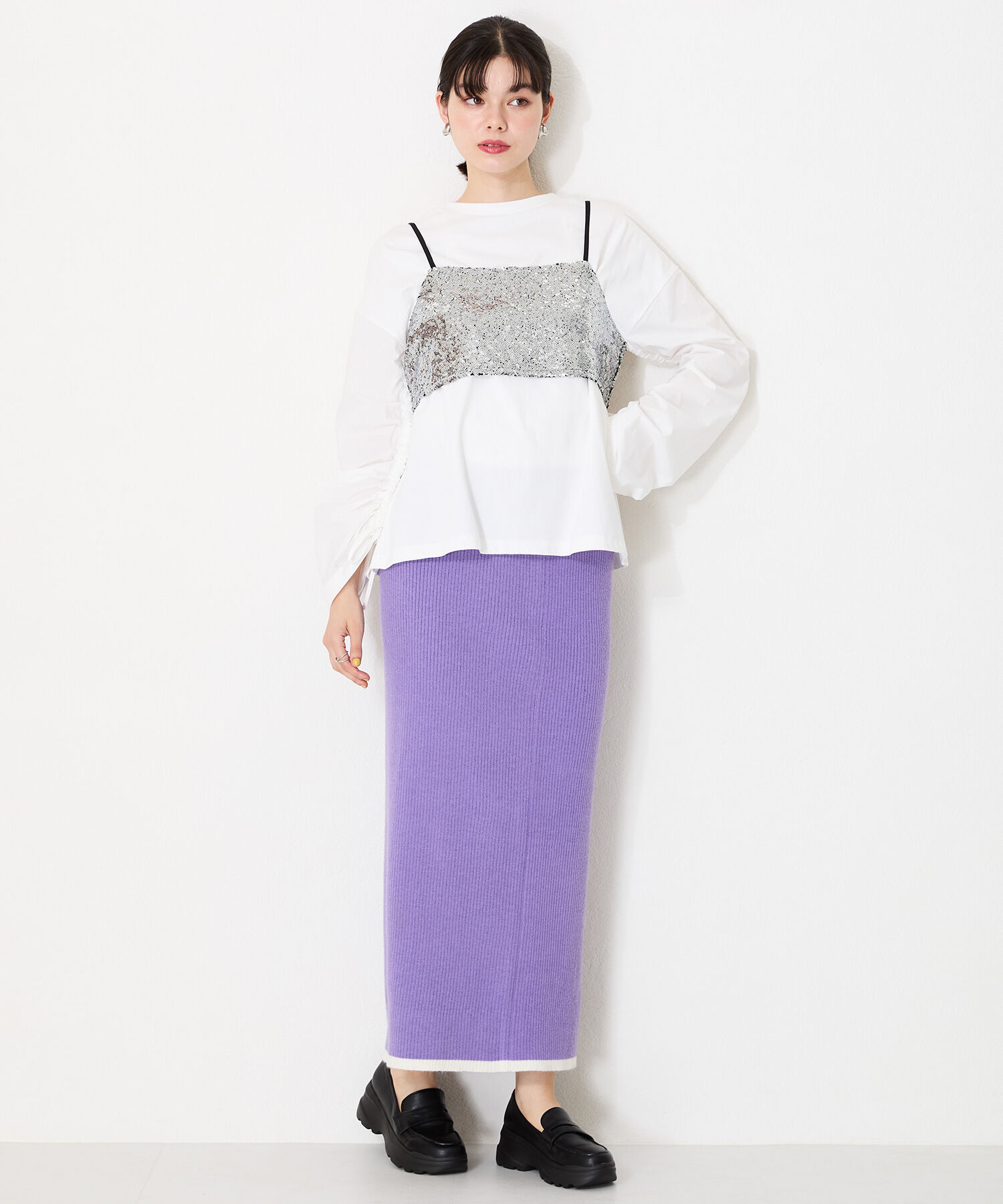 ORiental TRaffic「スニーカーソール ローファー /41316 厚底」|スニーカー|