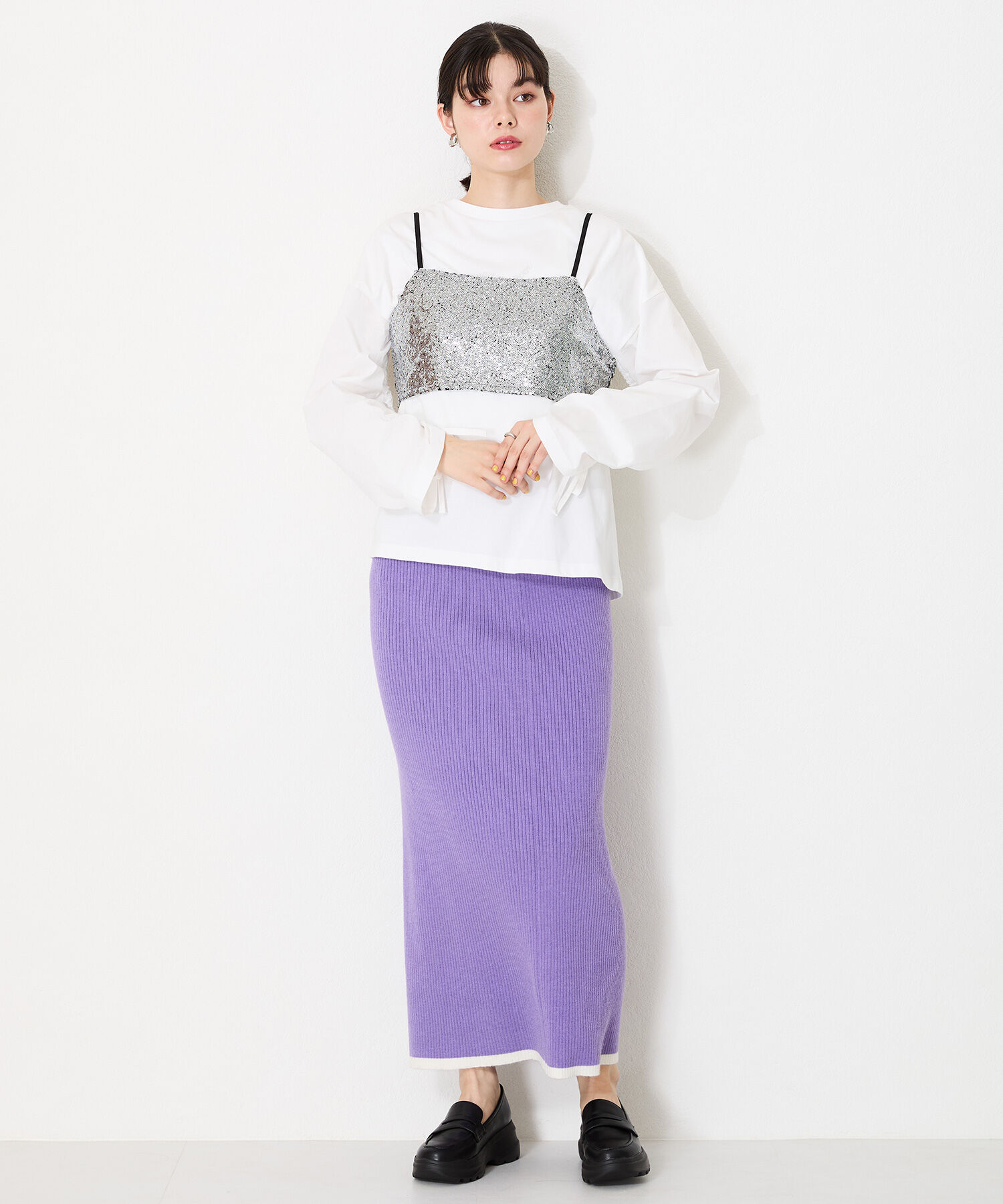 ORiental TRaffic「スニーカーソール ローファー /41316 厚底」|スニーカー|