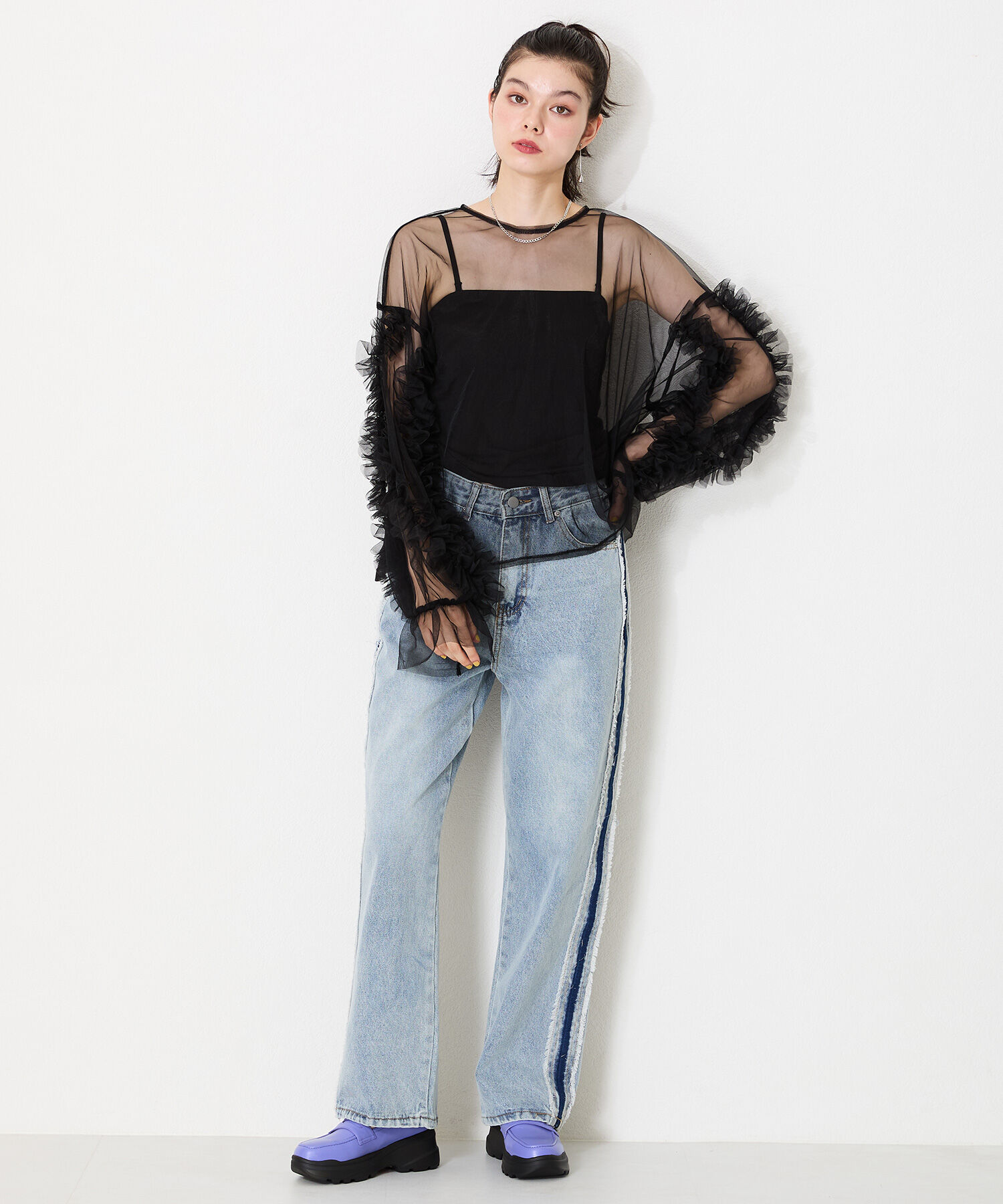 ORiental TRaffic「スニーカーソール ローファー /41316 厚底」|スニーカー|