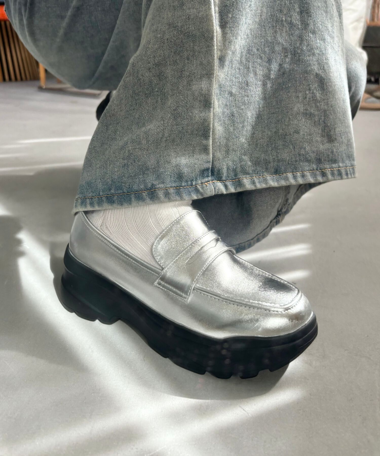 ORiental TRaffic「スニーカーソール ローファー /41316 厚底」|スニーカー|