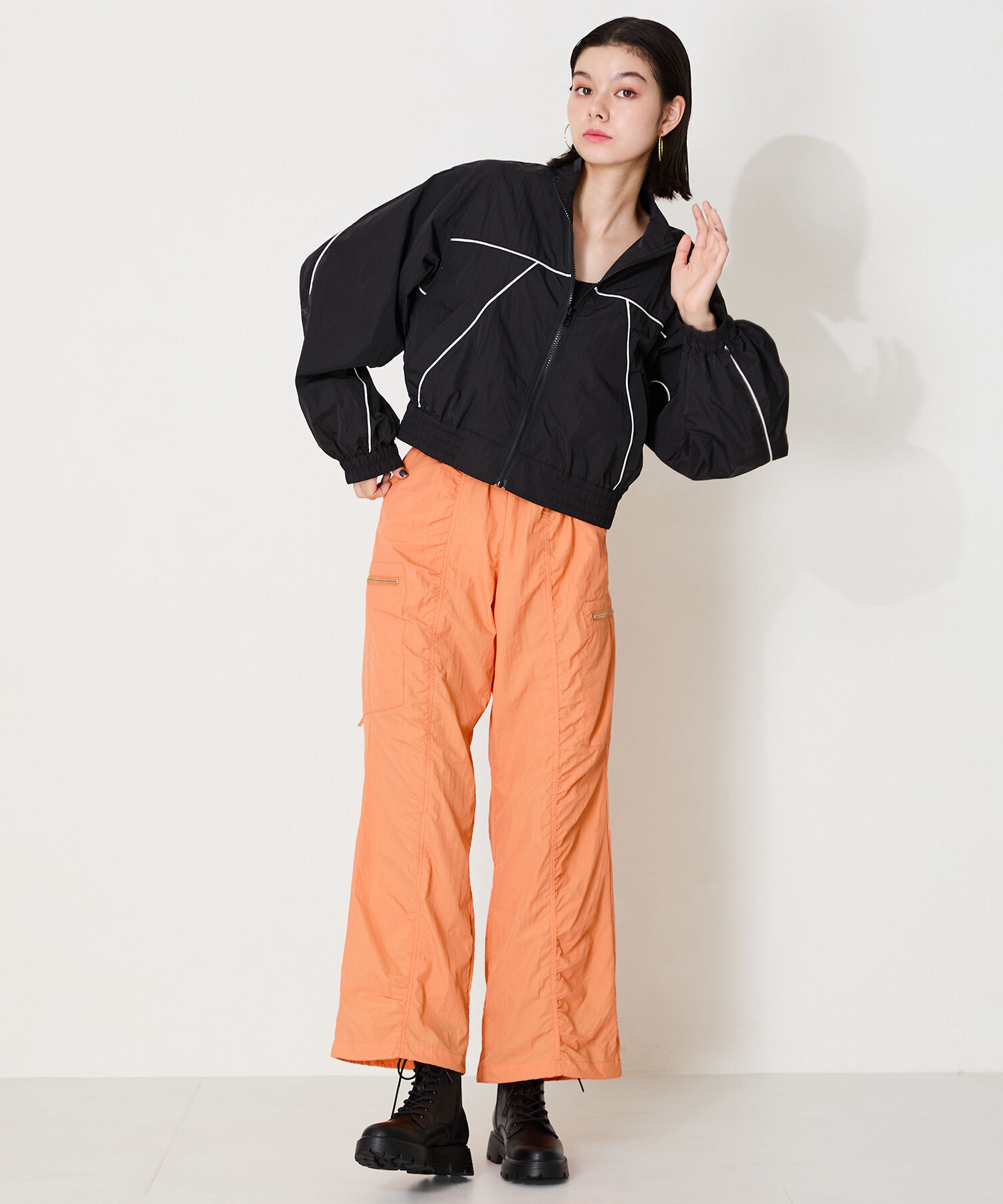 ORiental TRaffic「レースアップ 厚底 ブーツ /41401」|ショートブーツ|