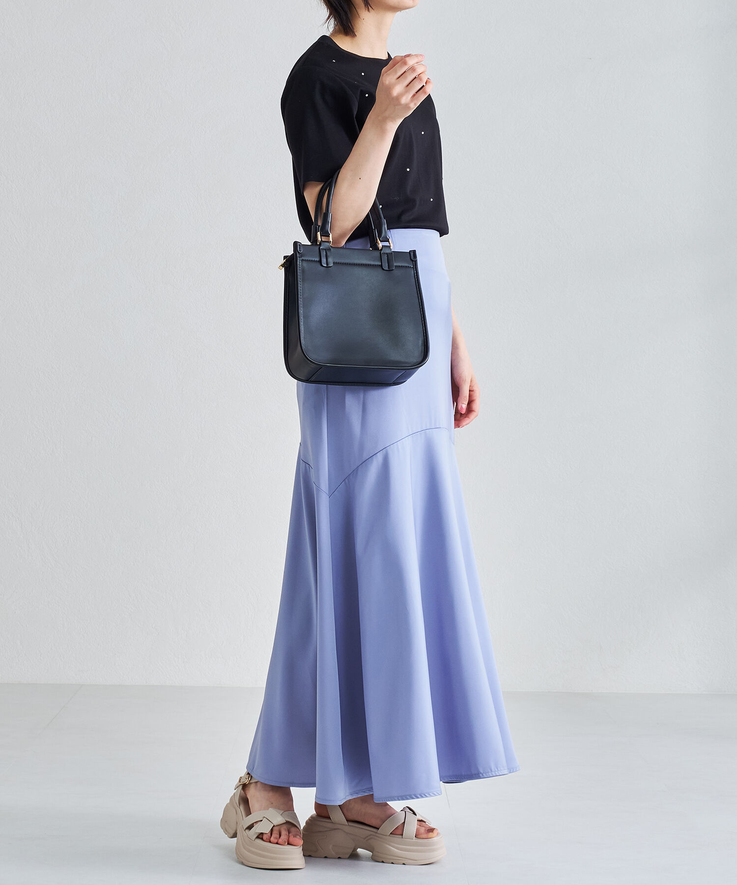 ORiental TRaffic「【BAG】ボックス型ハンドバッグ/BA-227」|ショルダー・メッセンジャー|