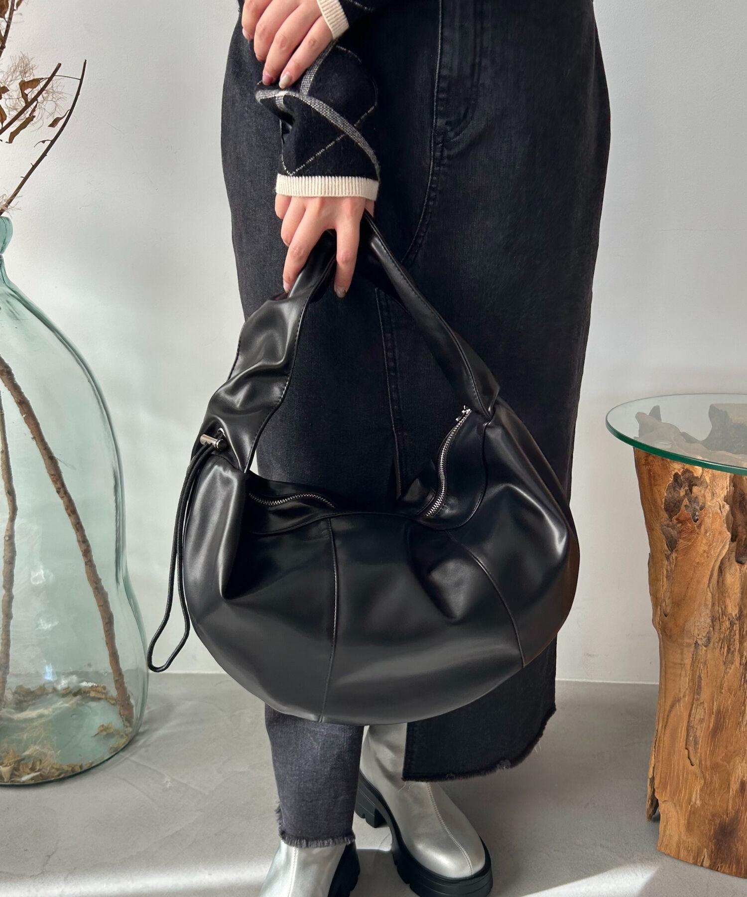 ORiental TRaffic「【BAG】ギャザーショルダーボディバッグ/BA-234 トレンド 人気 売れてる」|ショルダー・メッセンジャー|