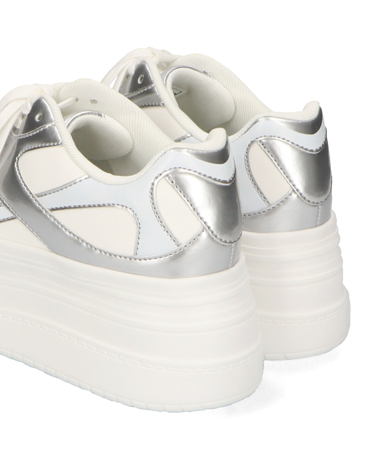 ORiental TRaffic「【トレンド】メタリックラインボリュームソールスニーカー/OT3740 厚底 スニーカー」|スニーカー|