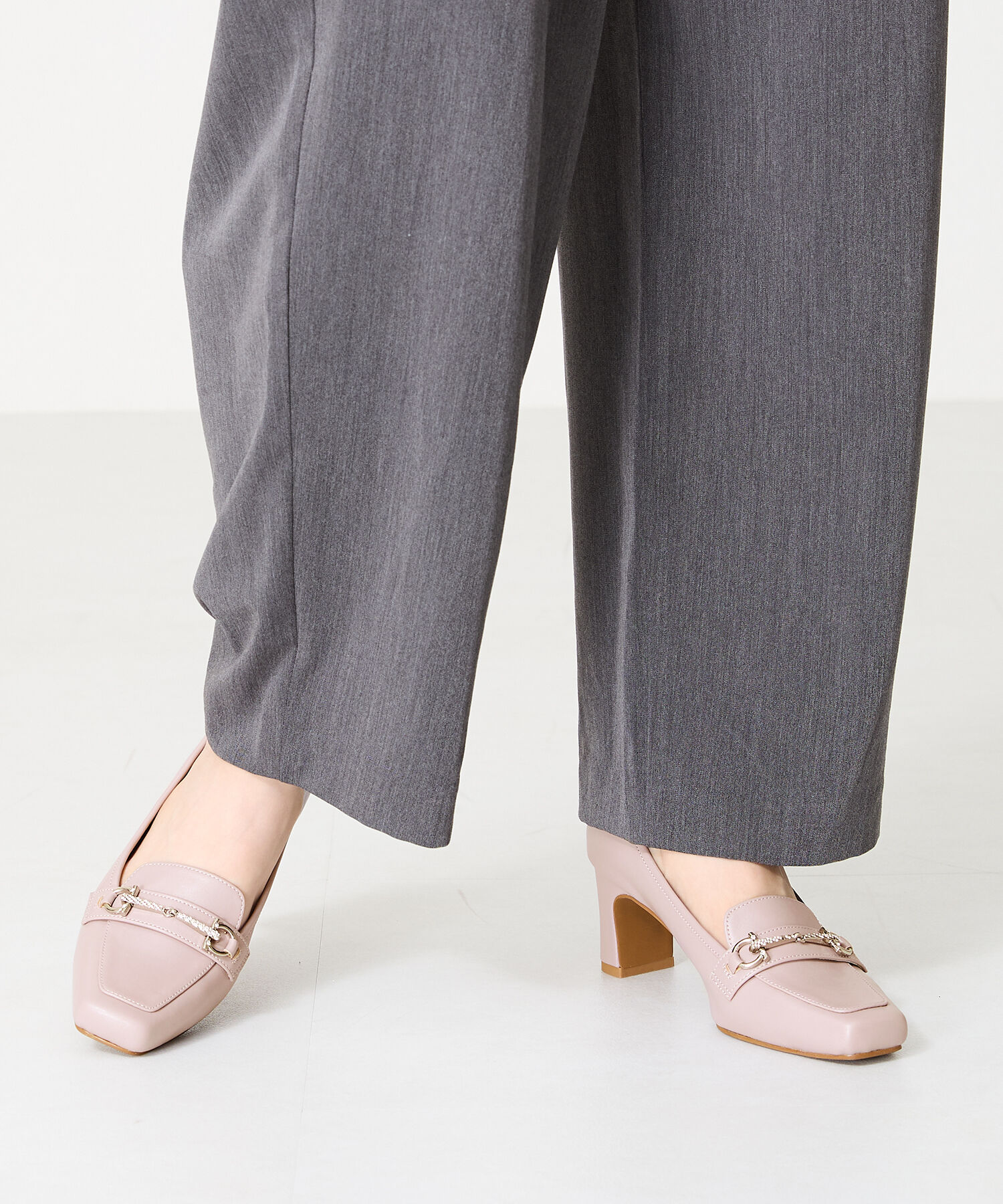 ORiental TRaffic「ビットローファーヒールパンプス/41304」|パンプス|