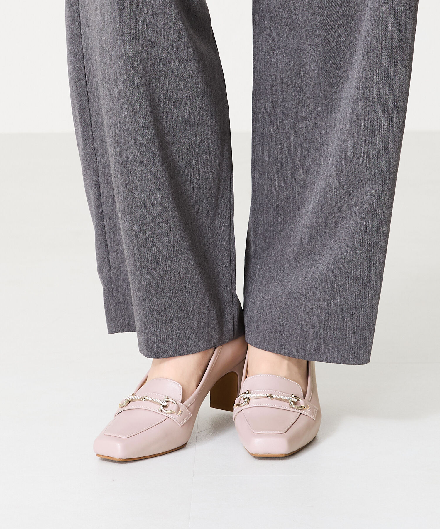 ORiental TRaffic「ビットローファーヒールパンプス/41304」|パンプス|