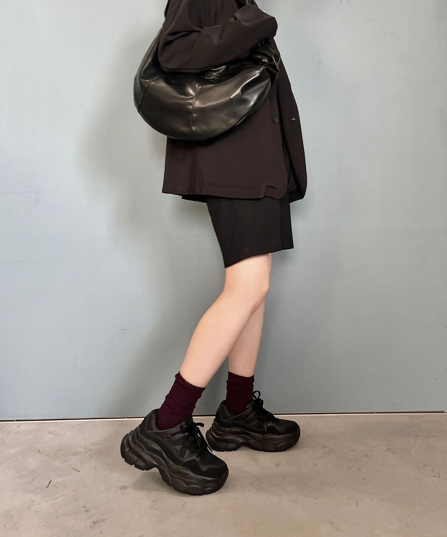 ORiental TRaffic「【アウトレット価格】ナイロンテープ厚底スニーカー/OT3745」|スニーカー|