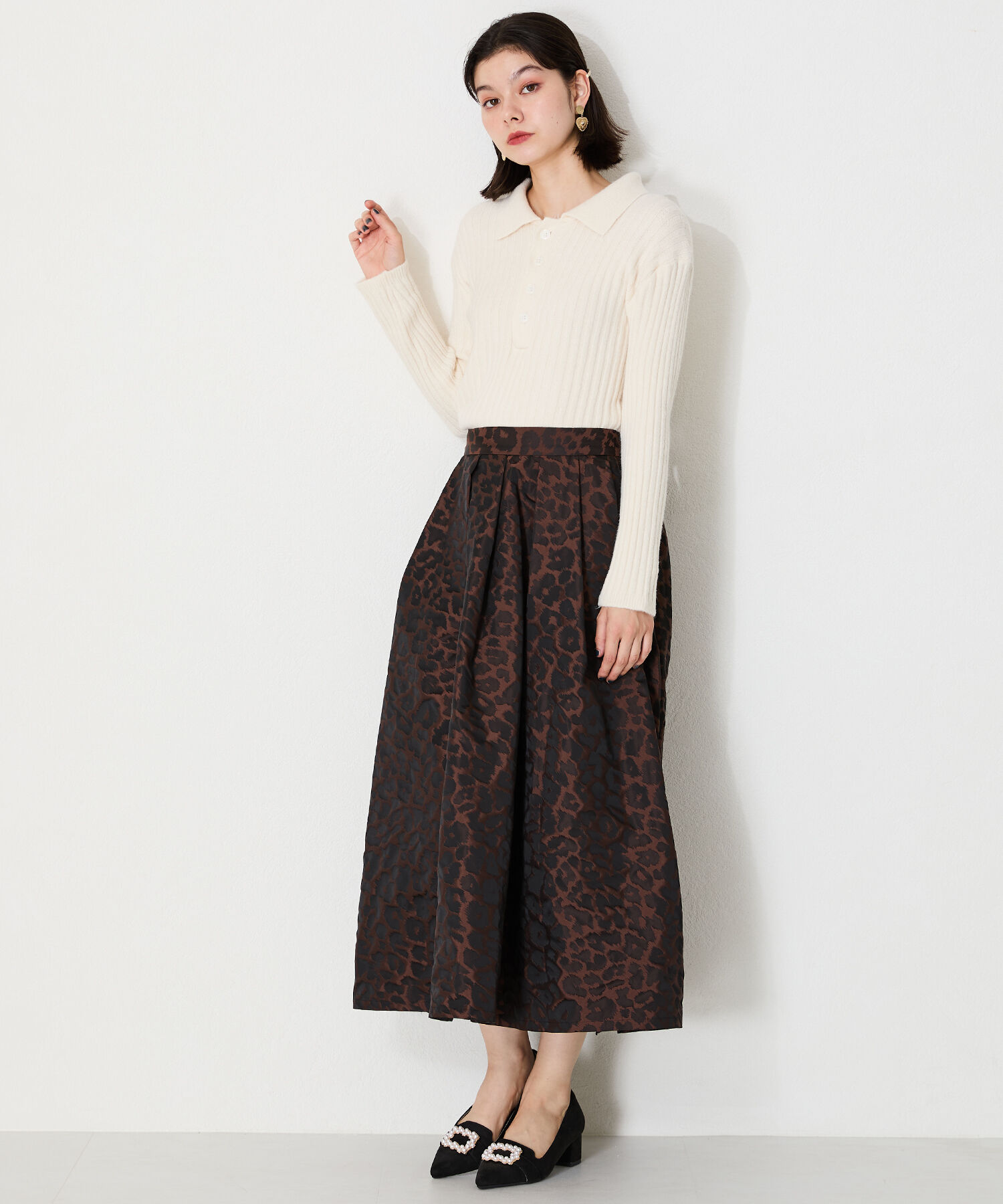 ORiental TRaffic「●2024秋冬新作●パールモチーフヒールオペラパンプス/41312」|パンプス|