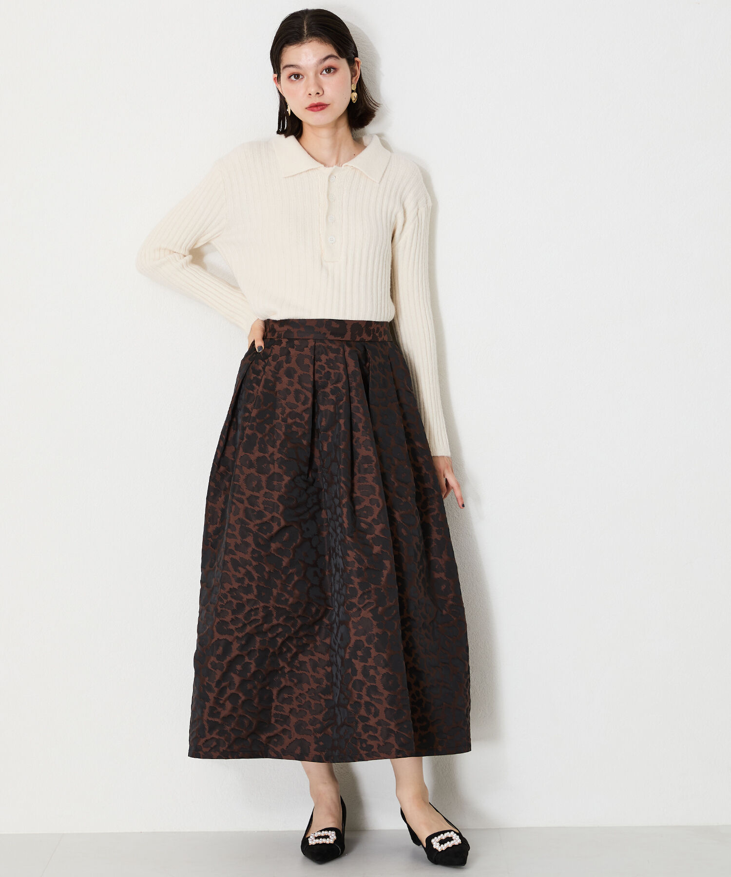 ORiental TRaffic「●2024秋冬新作●パールモチーフヒールオペラパンプス/41312」|パンプス|