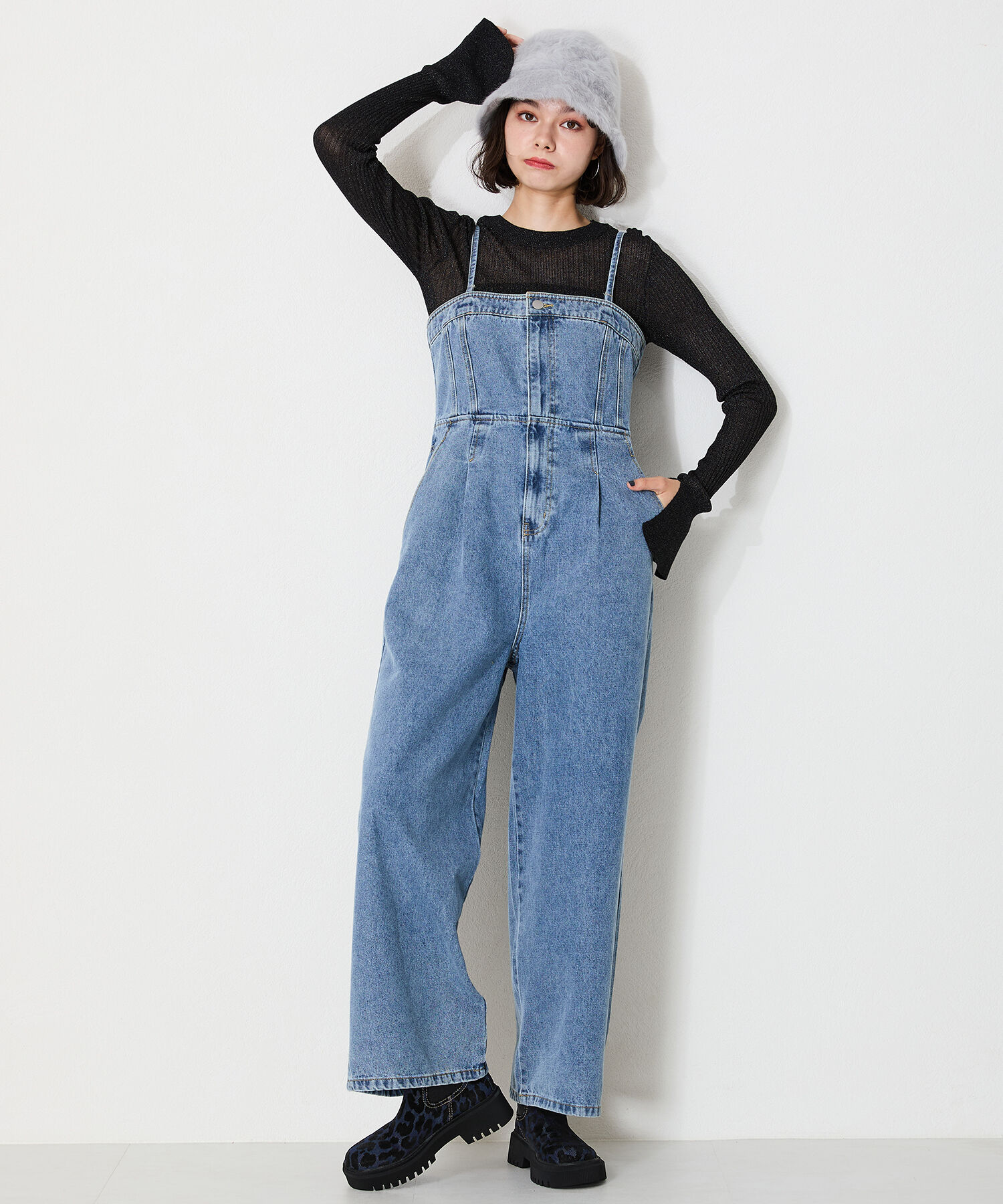 ORiental TRaffic「2024秋冬新作カラーステッチサイドゴアブーツ/41408」|ショートブーツ|