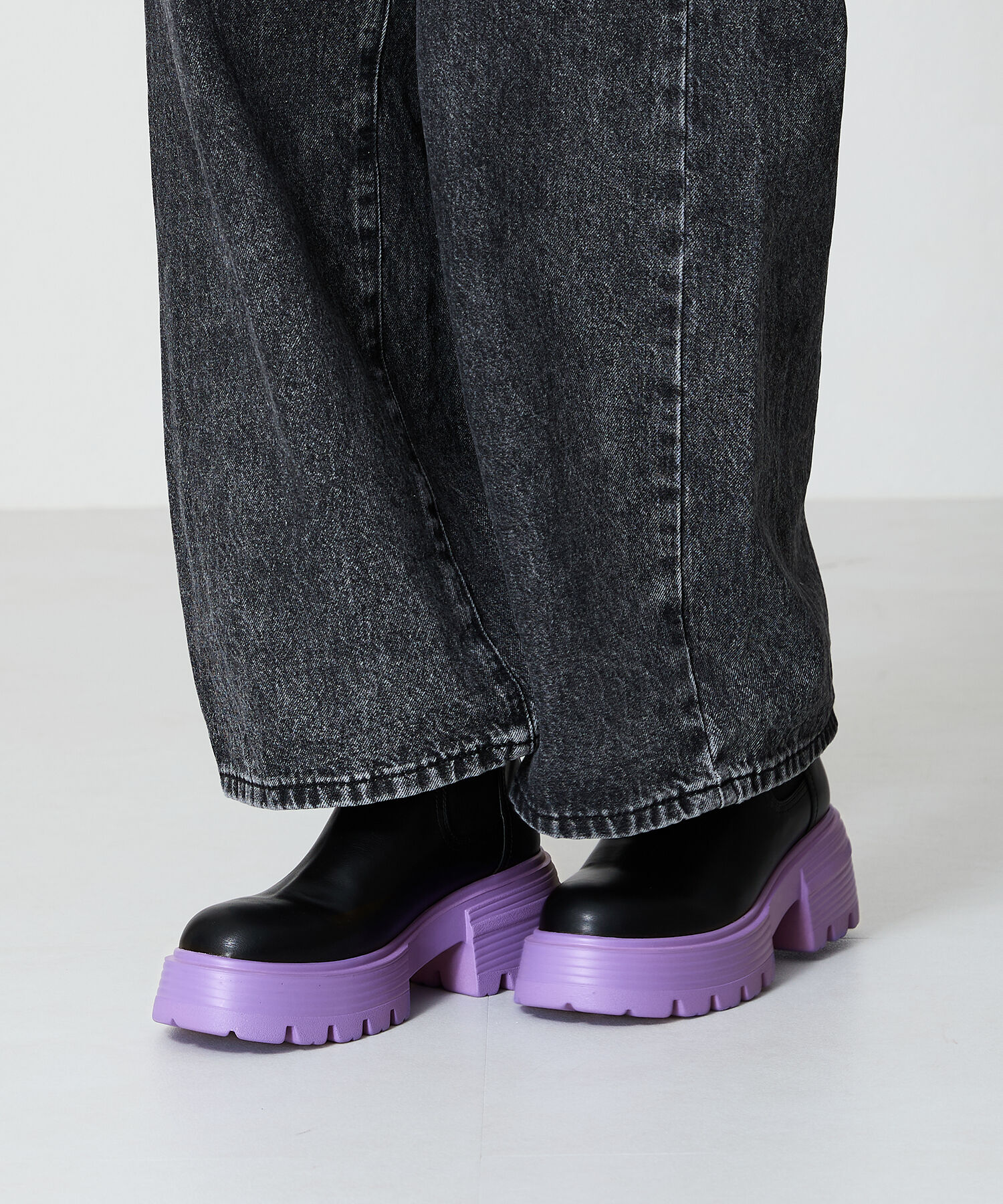 ORiental TRaffic「【EC限定】2024秋冬新作カラーソールショートブーツ/45401」|ショートブーツ|