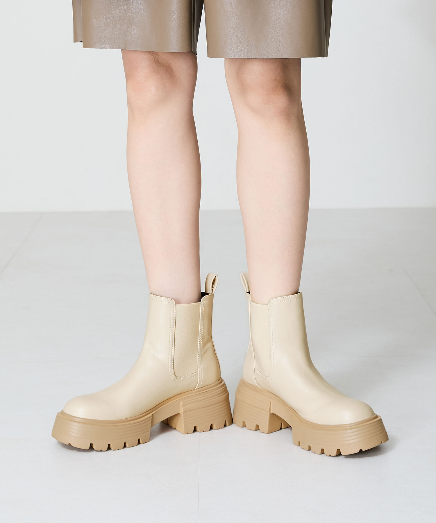 ORiental TRaffic「【EC限定】2024秋冬新作カラーソールショートブーツ/45401」|ショートブーツ|