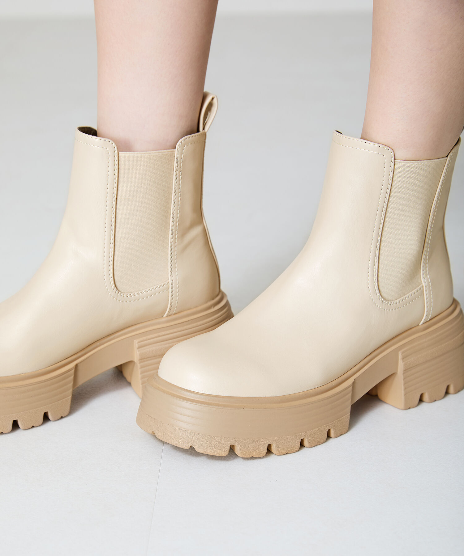 ORiental TRaffic「【EC限定】2024秋冬新作カラーソールショートブーツ/45401」|ショートブーツ|