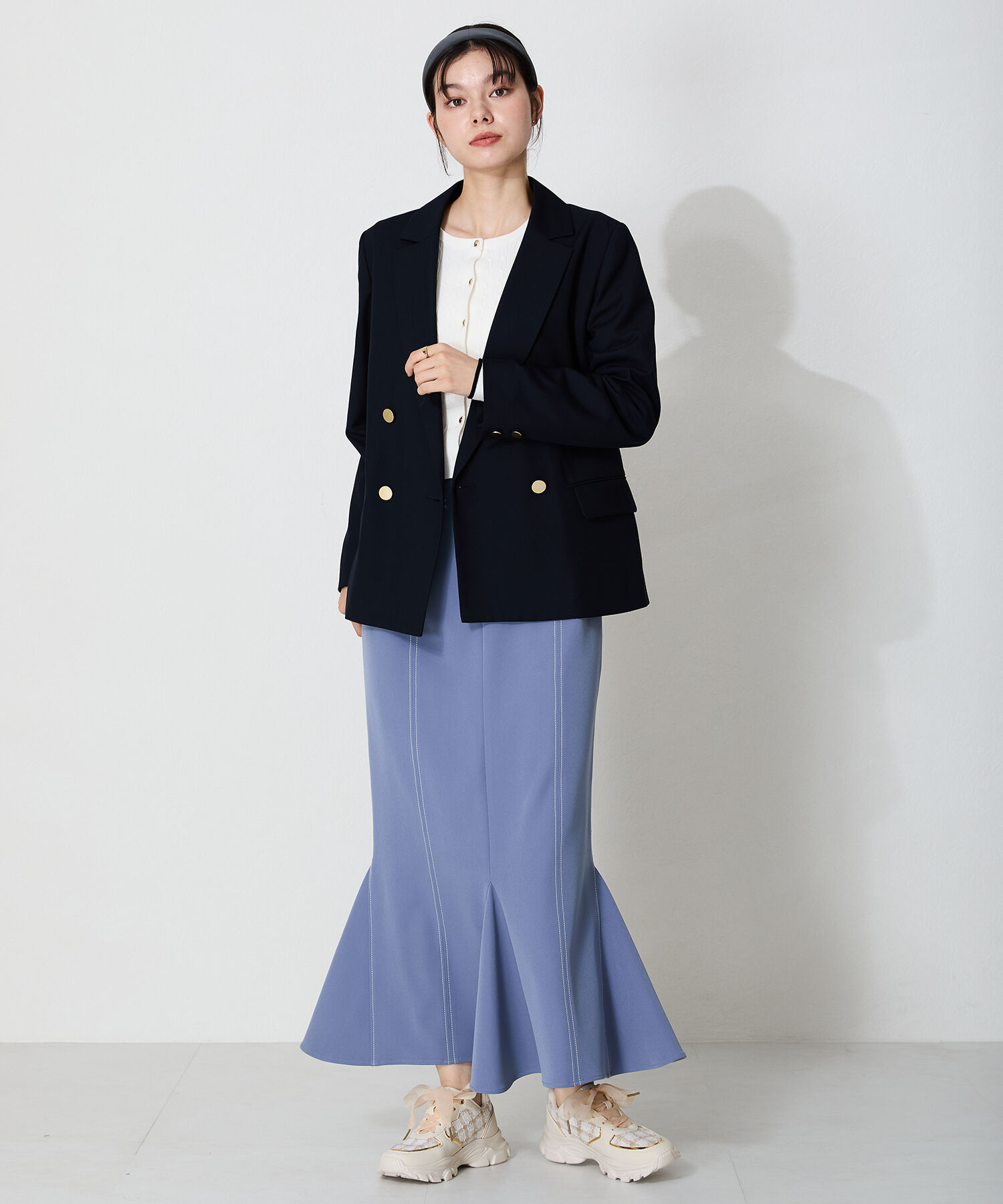 ORiental TRaffic「2WAYシューレースツイードスニーカー/OT3746」|スニーカー|