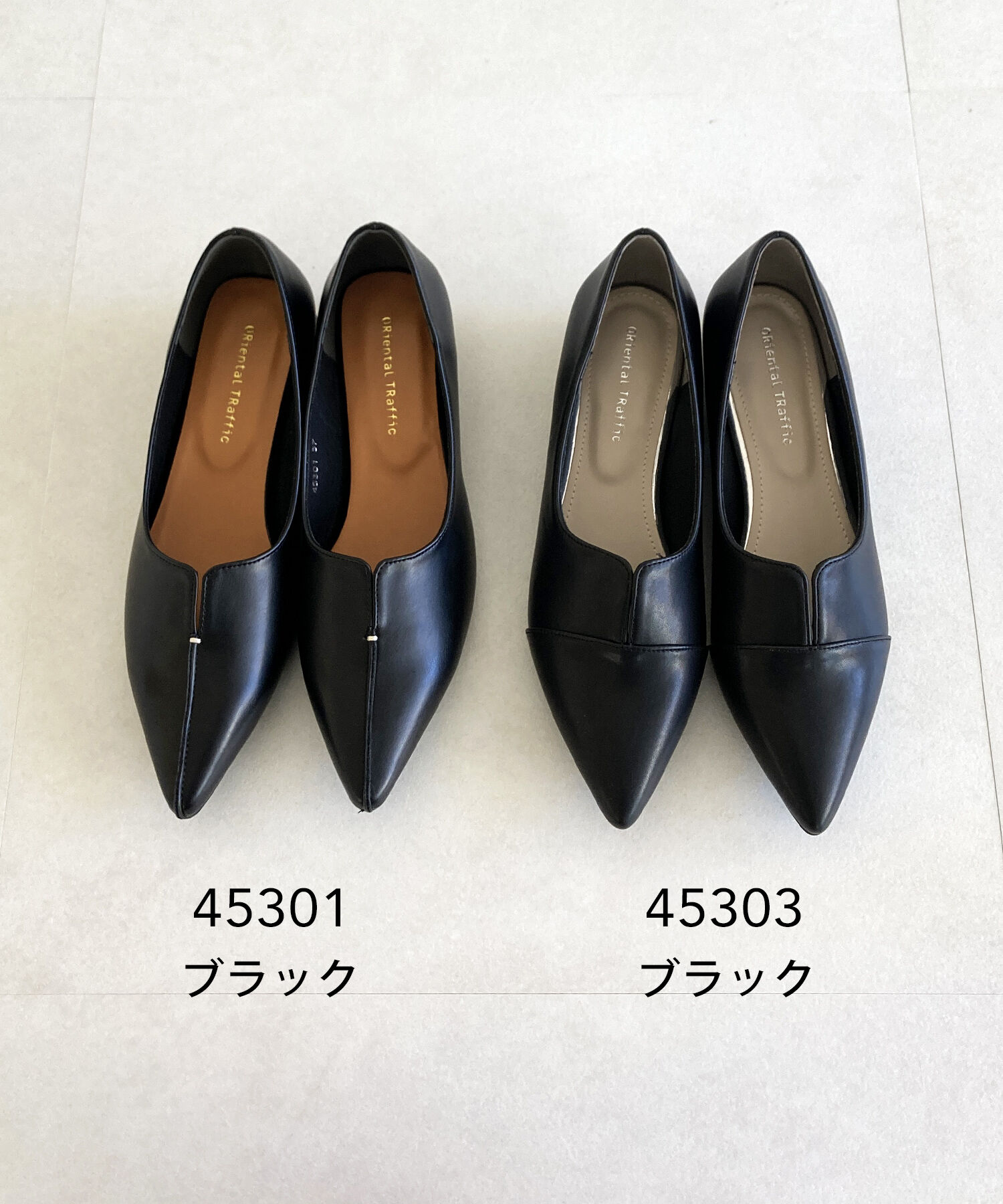 ORiental TRaffic「【WEB限定】メタリックライン フラット パンプス /45303 スリットパンプス 通勤靴」|パンプス|