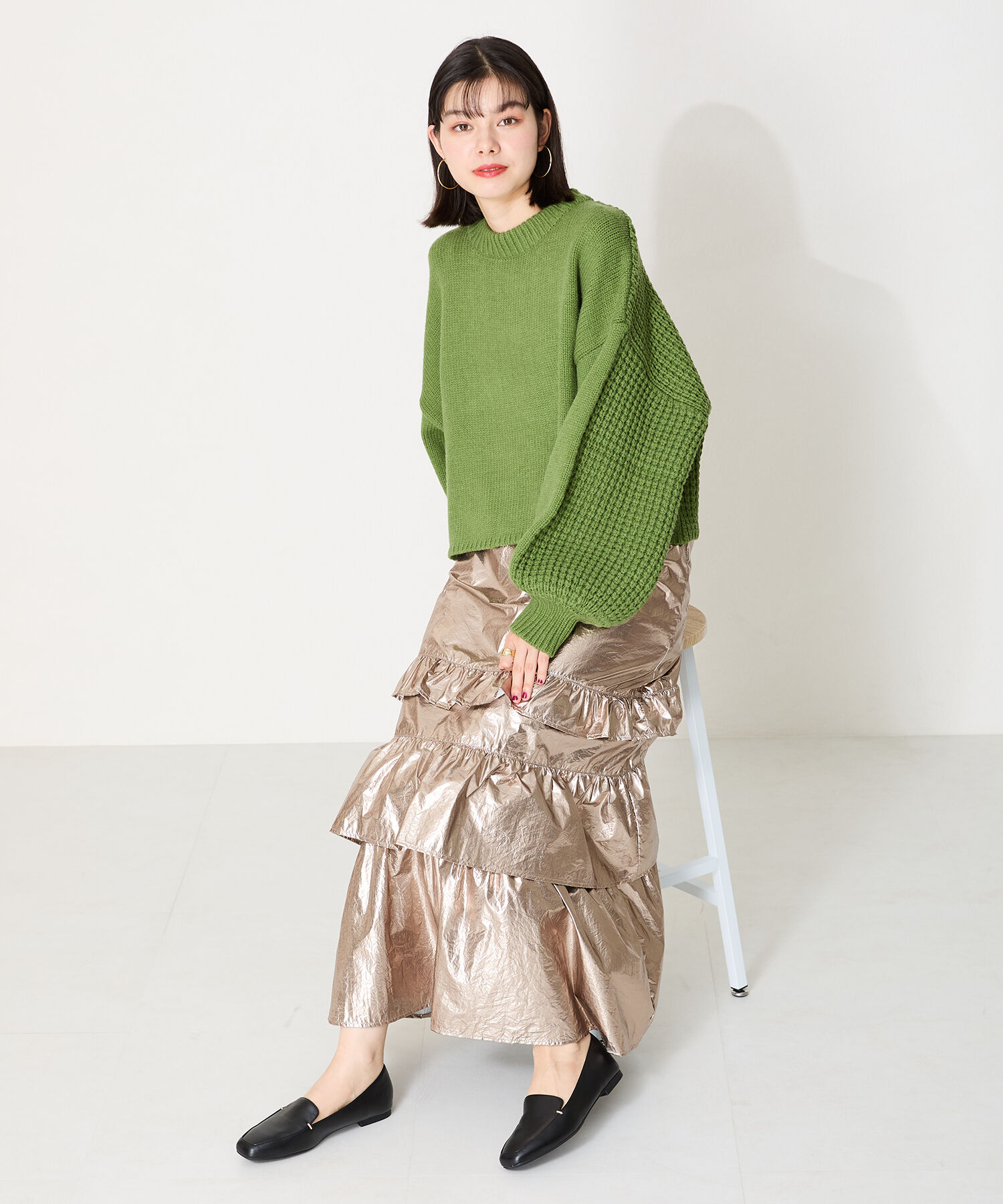 ORiental TRaffic「●2024秋冬新作●ゴールドモチーフオペラパンプス/41322」|パンプス|