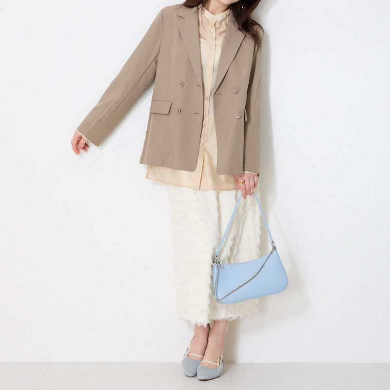 ORiental TRaffic「リブニット細ストラップパンプス/51114 人気 トレンド 売れてる パンプス ニット」|パンプス|