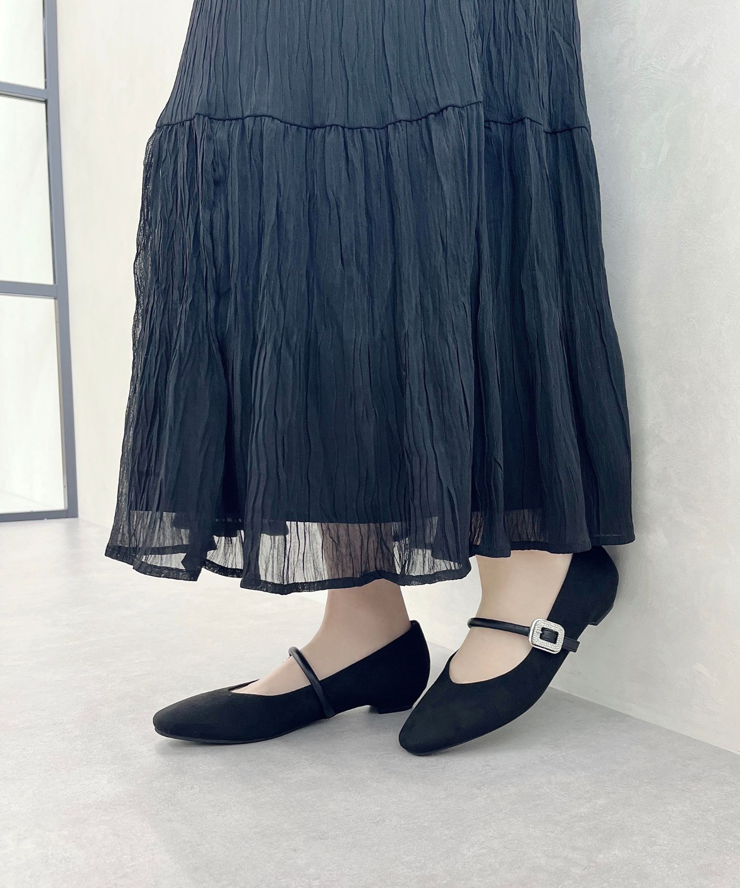 WA Oriental TRaffic「ビジューバックルストラップパンプス/52109」|パンプス|