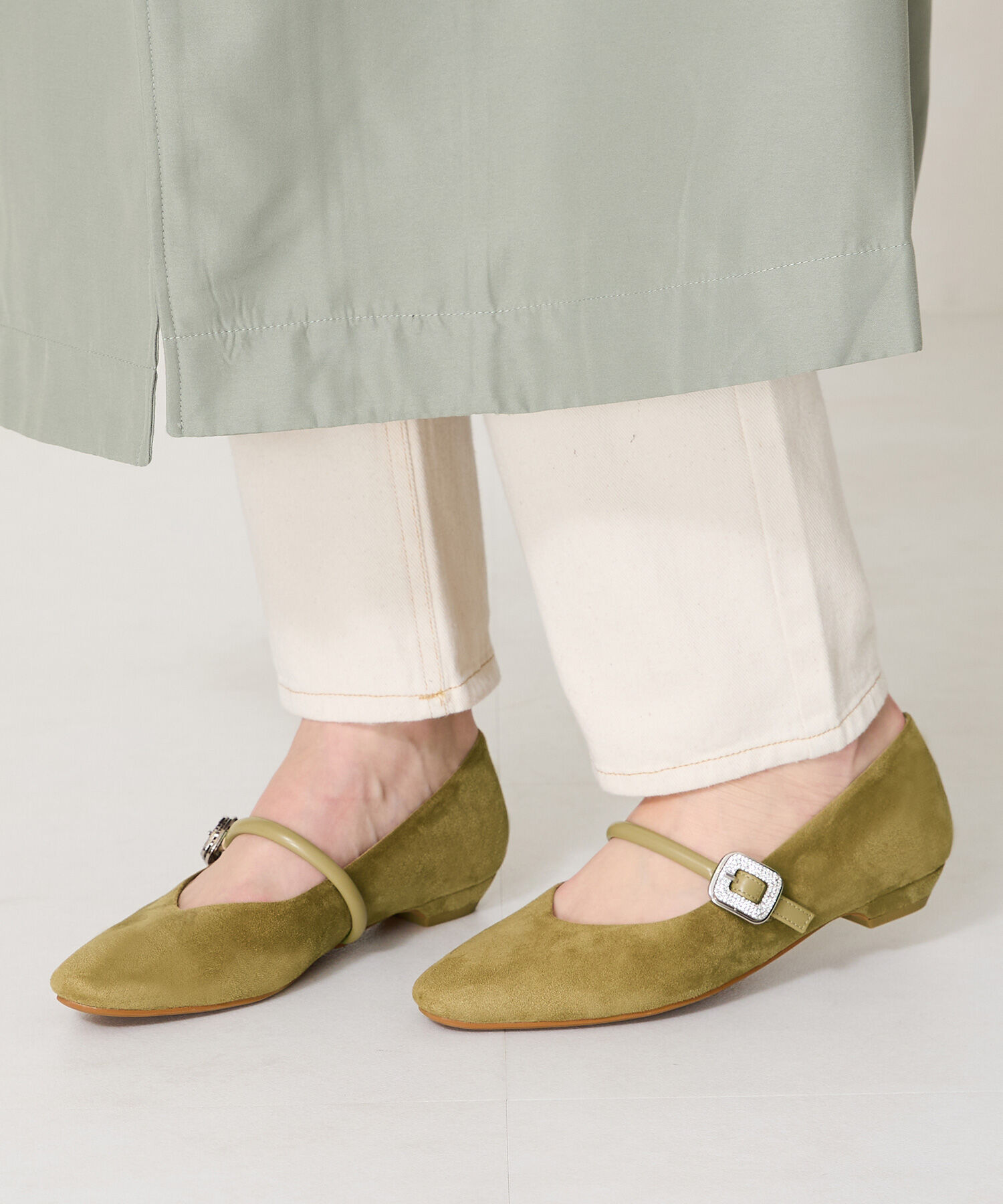 WA Oriental TRaffic「ビジューバックルストラップパンプス/52109」|パンプス|