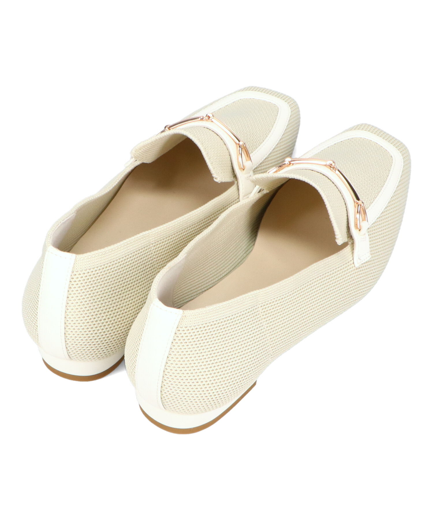 WA Oriental TRaffic「ビットモチーフニットローファー/52102 ローファー 軽い ニット 人気 トレンド 売れてる」|パンプス|