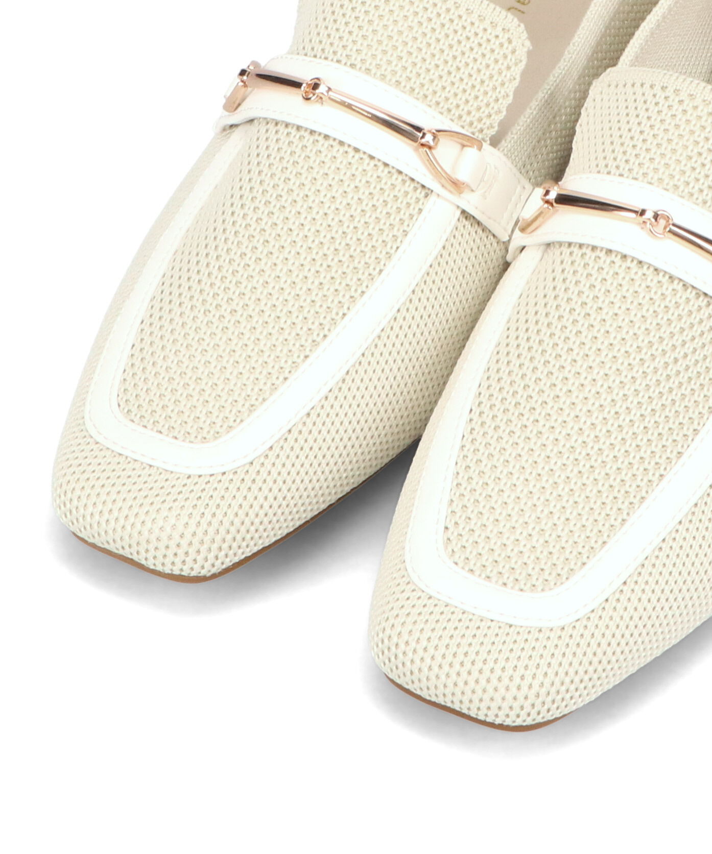 WA Oriental TRaffic「ビットモチーフニットローファー/52102 ローファー 軽い ニット 人気 トレンド 売れてる」|パンプス|