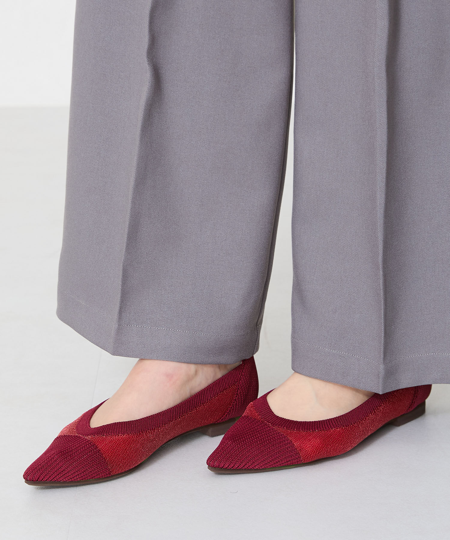 WA Oriental TRaffic「●人気アイテム● 軽量 シアー ニットパンプス /52108 柔らかい クッション」|パンプス|