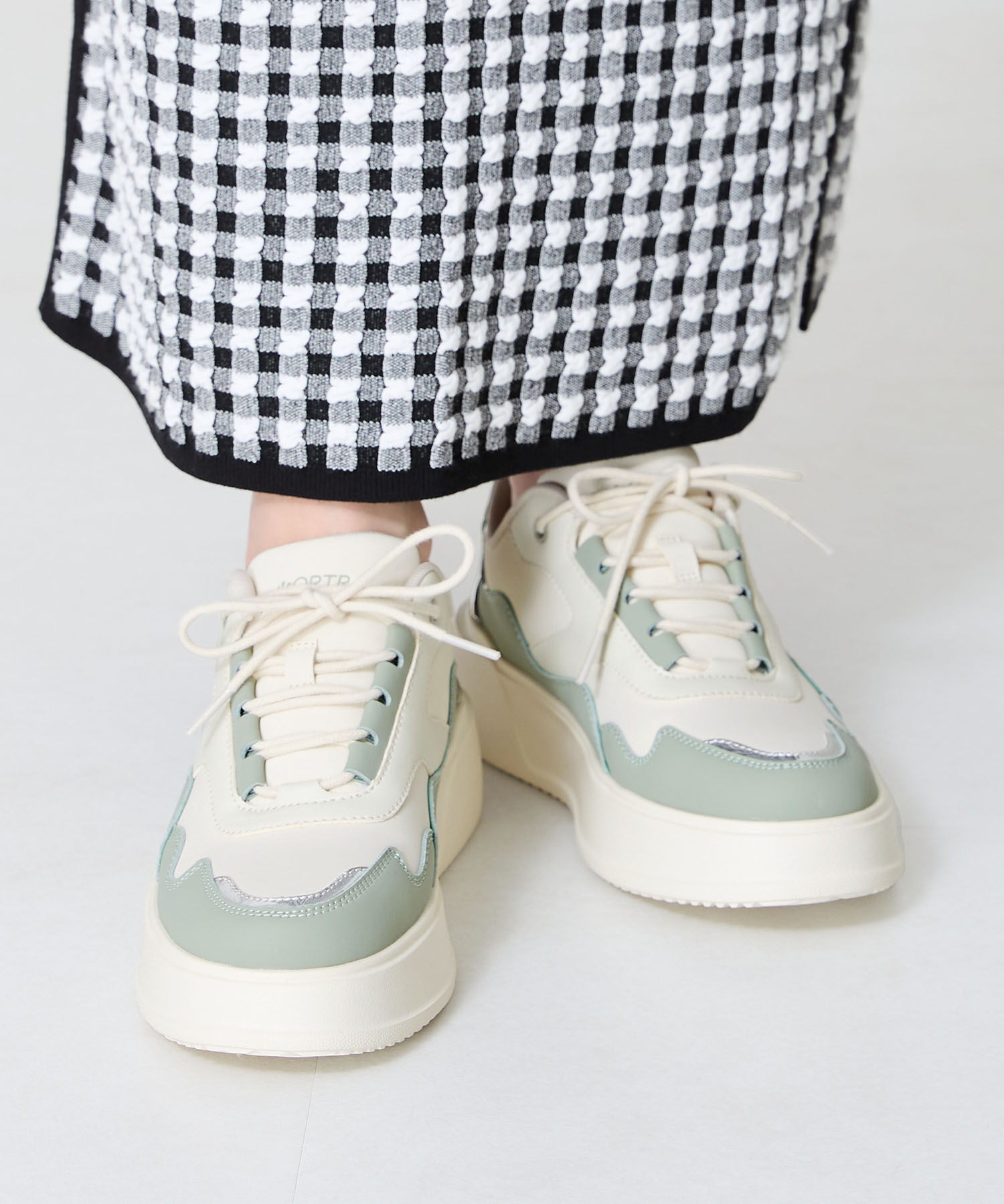 ORiental TRaffic「配色コートソールスニーカー/OT3756 スニーカー トレンド 人気 売れてる」|スニーカー|