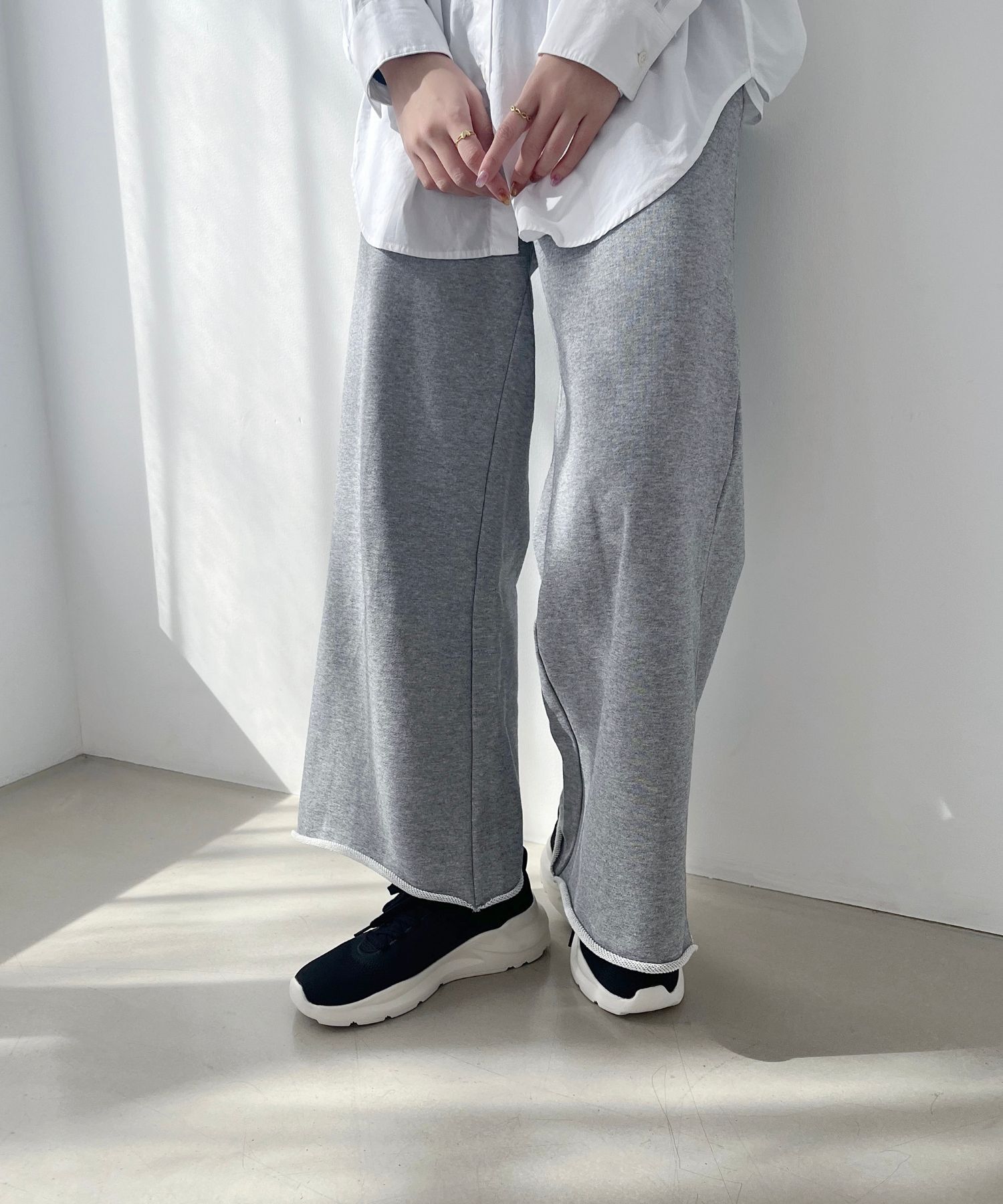 ORiental TRaffic「●再入荷● 【瞬間フィット】 ニットスニーカー /OT3757 軽量 歩きやすい 楽ちん ハンズフリー」|スニーカー|