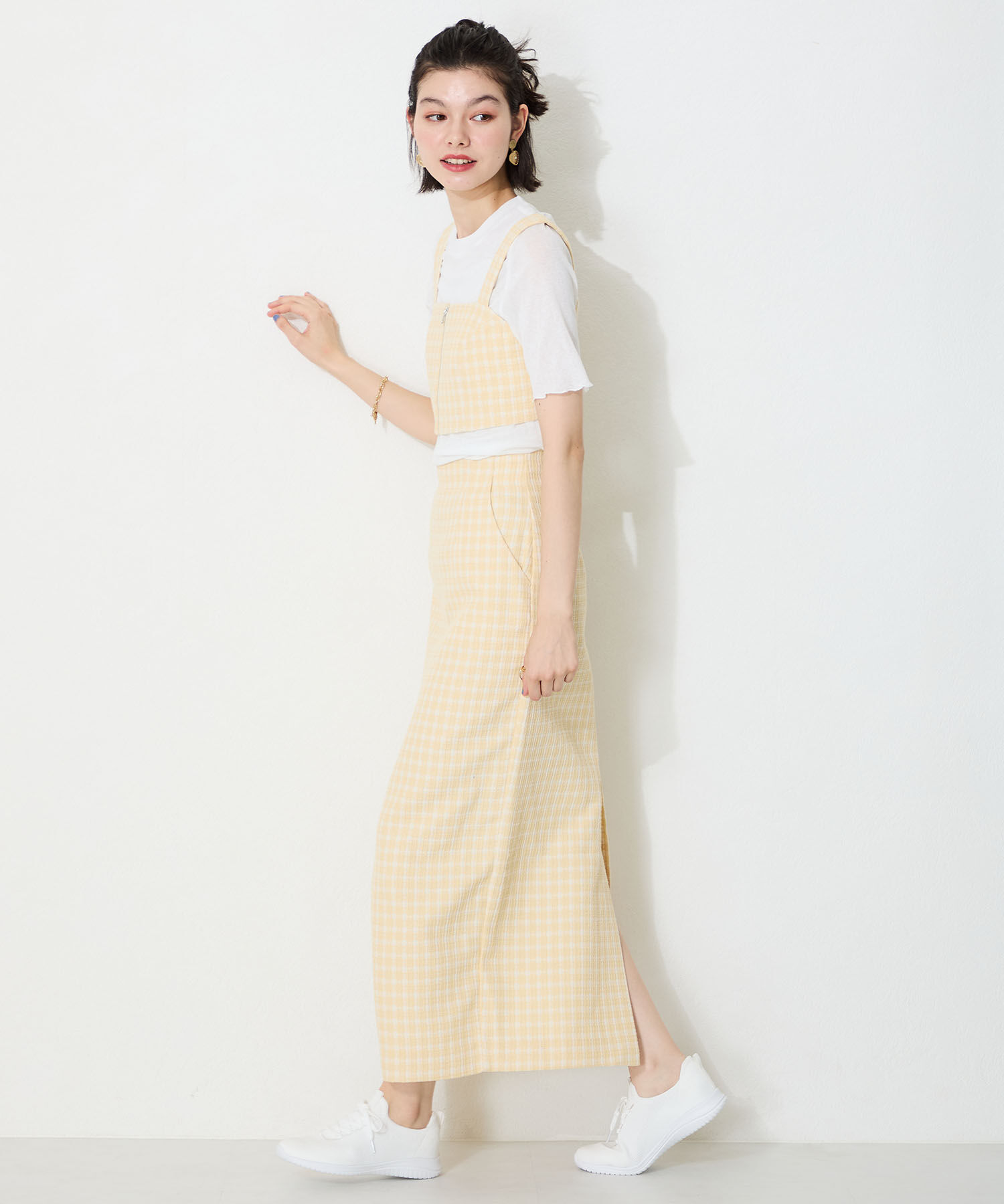 ORiental TRaffic「●2025春夏新作●レースアップ ニット スニーカー /OT3765  トレンド　人気  軽い ワンタッチ」|スニーカー|