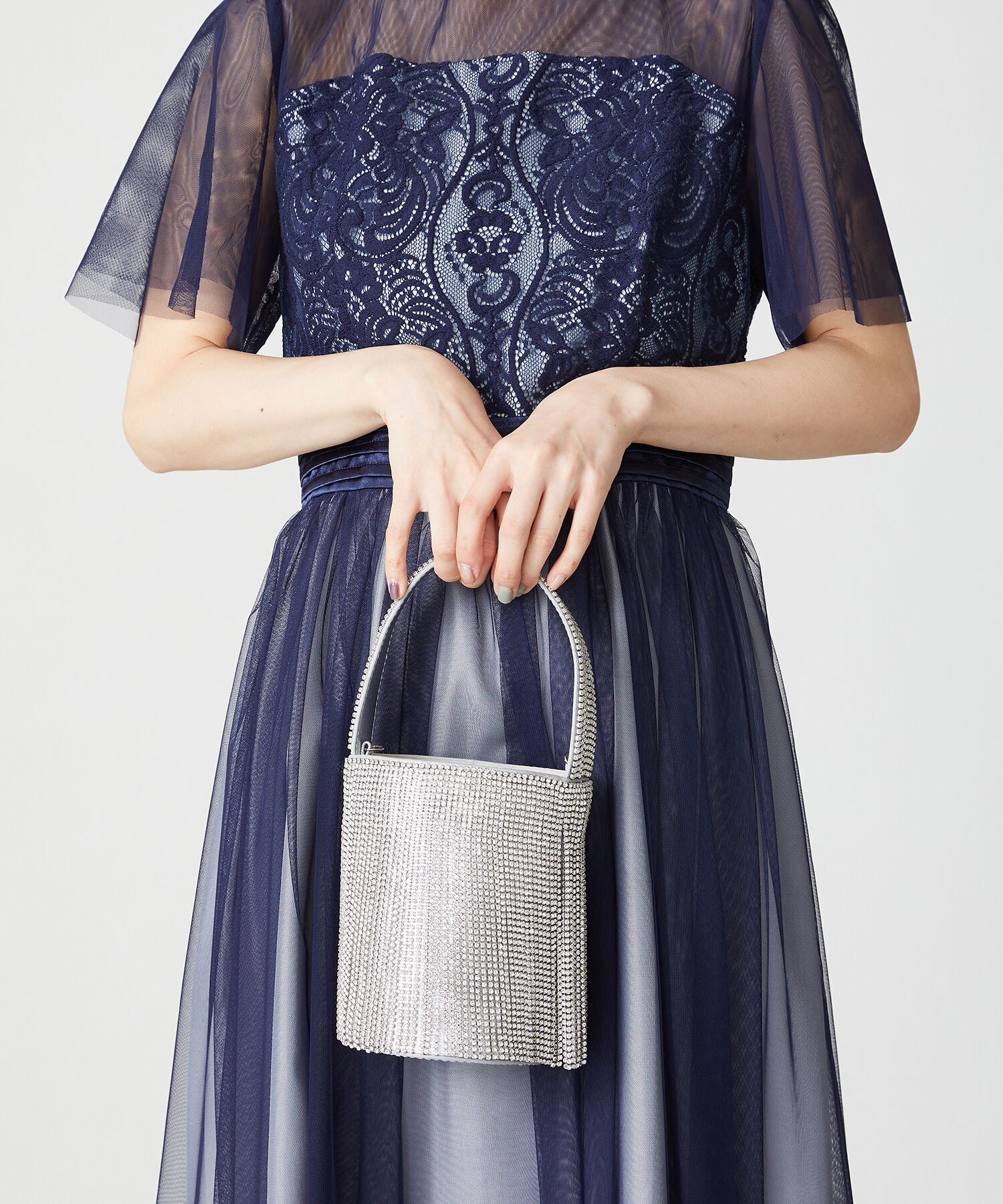 ORiental TRaffic「ラインストーンフリンジバッグ/MOB015」|ハンドバッグ|