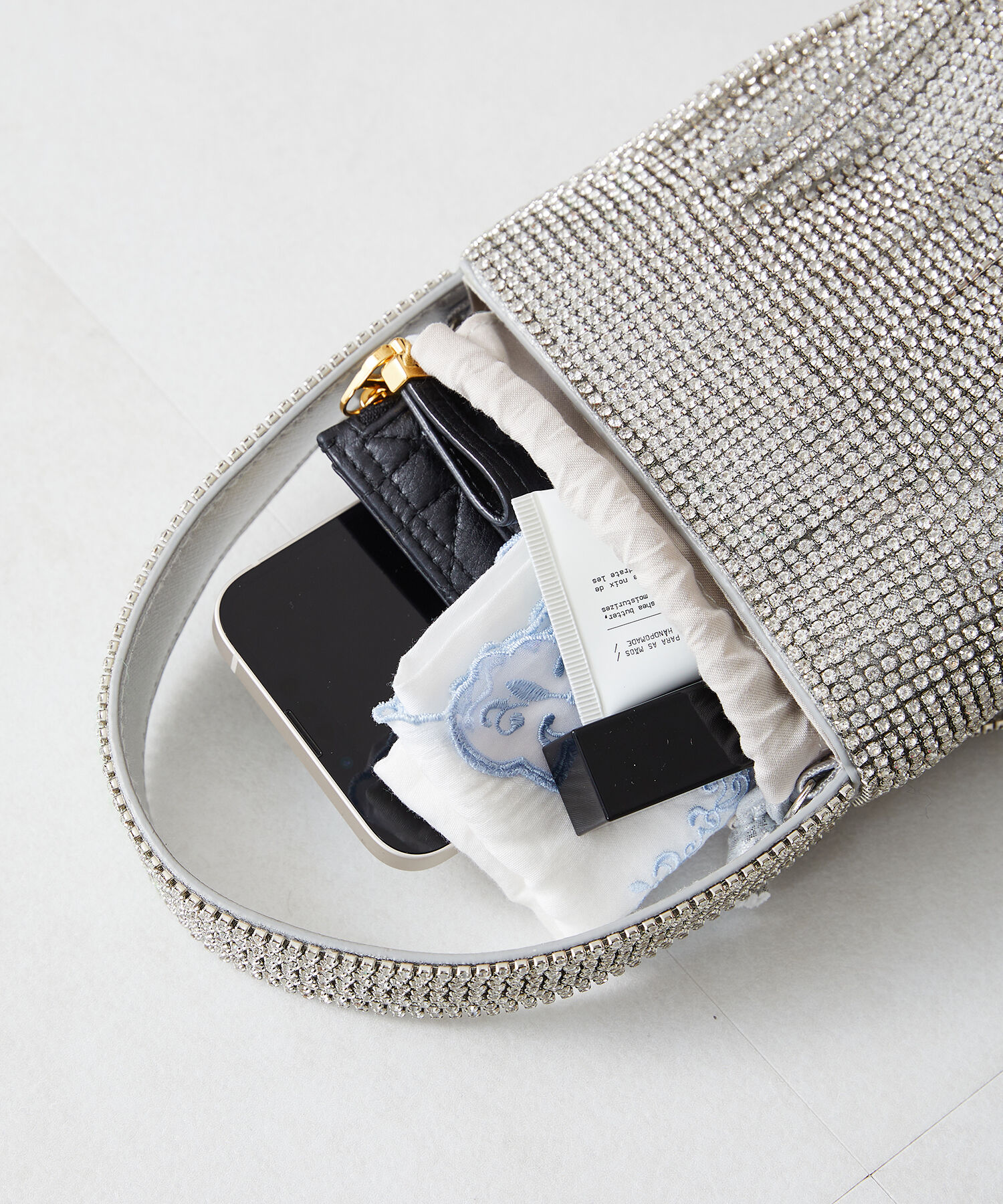 ORiental TRaffic「ラインストーンフリンジバッグ/MOB015」|ハンドバッグ|