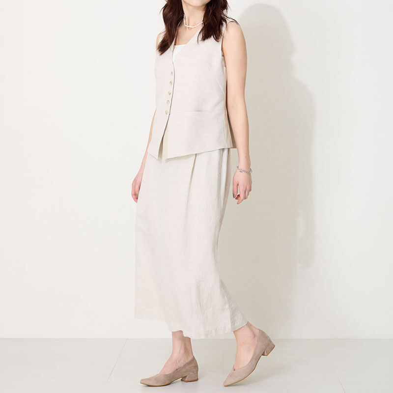 ORiental TRaffic「【WEB限定】スリットカット ポインテッドトゥ ヒール パンプス /55105 通勤 Vカット シンプル」|パンプス|