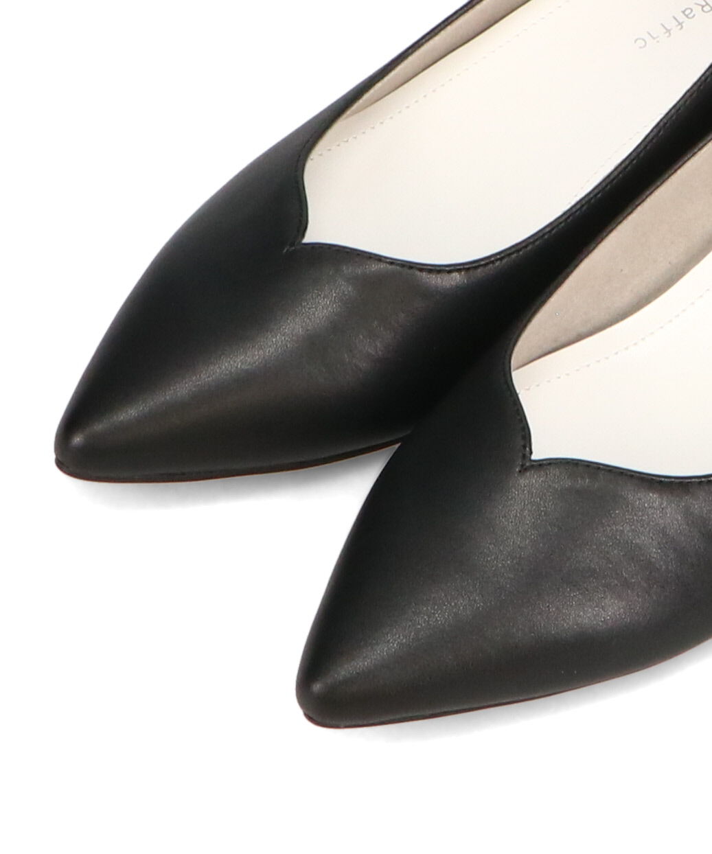 ORiental TRaffic「【WEB限定】スリットカット ポインテッドトゥ ヒール パンプス /55105 通勤 Vカット シンプル」|パンプス|