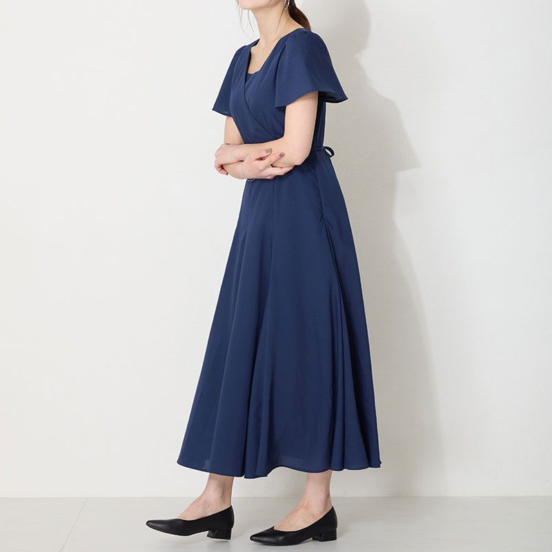 ORiental TRaffic「【WEB限定】スリットカット ポインテッドトゥ ヒール パンプス /55105 通勤 Vカット シンプル」|パンプス|