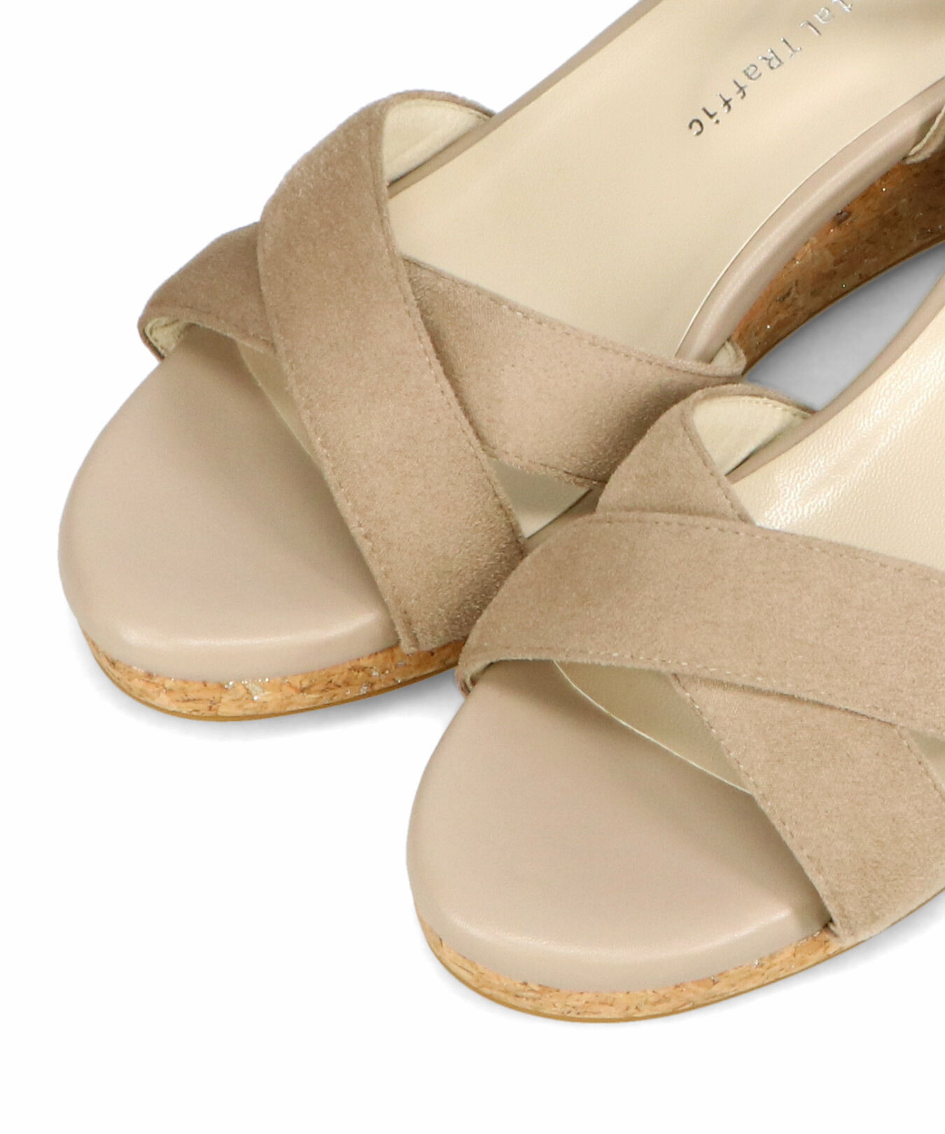 WA Oriental TRaffic「アーモンドトゥクロスウエッジサンダル/52201 サンダル トレンド 人気 クッション」|サンダル|