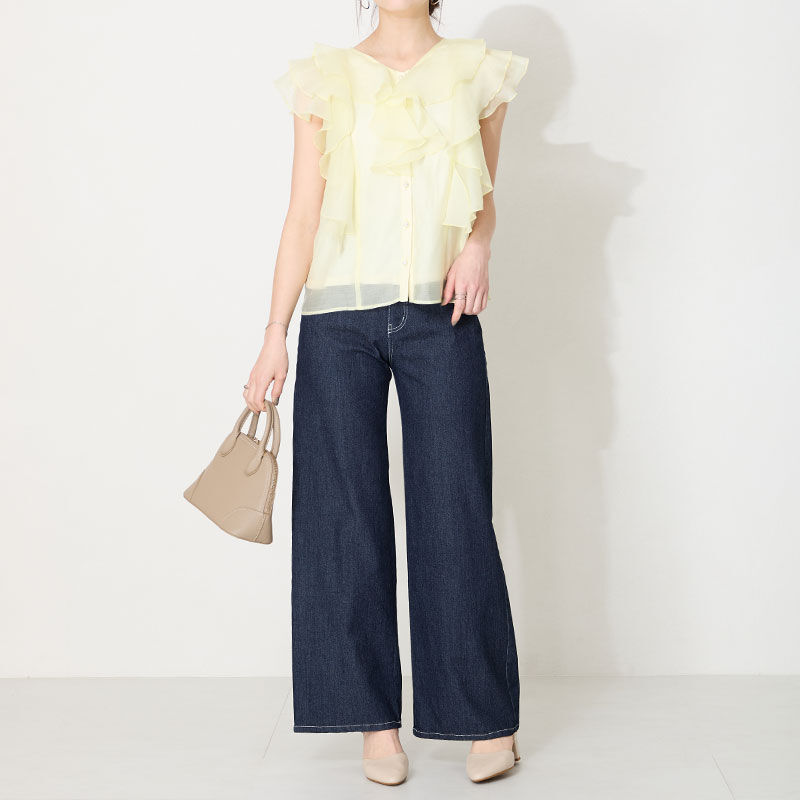 ORiental TRaffic「【WEB限定】アーモンドトゥ セパレートパンプス /55103 ストラップパンプス 太ヒール オフィス」|パンプス|