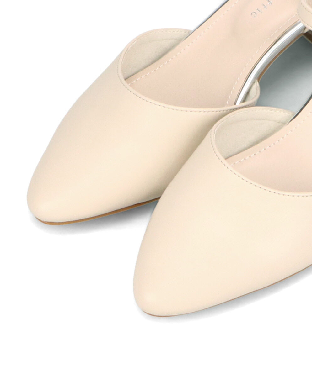 ORiental TRaffic「【WEB限定】アーモンドトゥ セパレートパンプス /55103 ストラップパンプス 太ヒール オフィス」|パンプス|