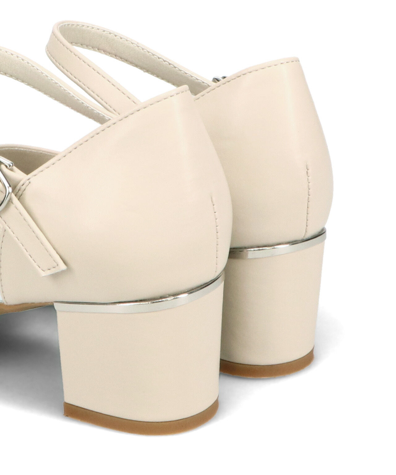 ORiental TRaffic「【WEB限定】アーモンドトゥ セパレートパンプス /55103 ストラップパンプス 太ヒール オフィス」|パンプス|