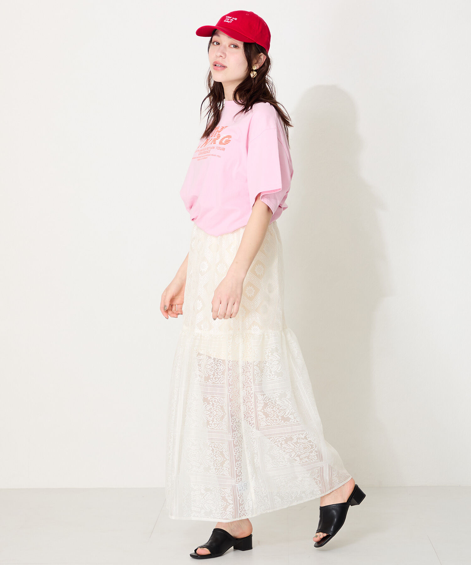 ORiental TRaffic「【WEB限定】ストレッチ ミュールサンダル /55205 万能 シンプル 柔らかい」|サンダル|