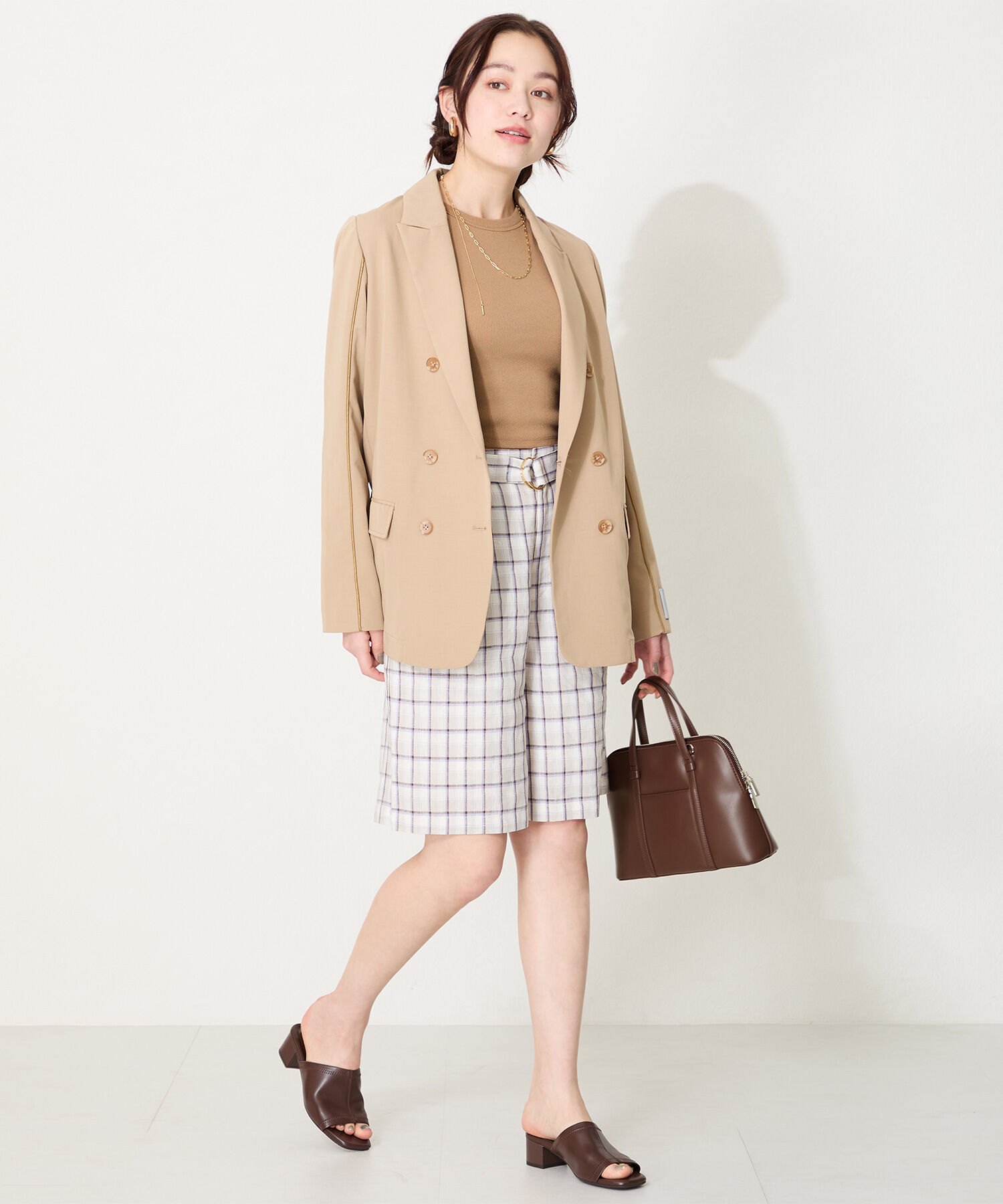 ORiental TRaffic「【WEB限定】ストレッチ ミュールサンダル /55205 万能 シンプル 柔らかい」|サンダル|